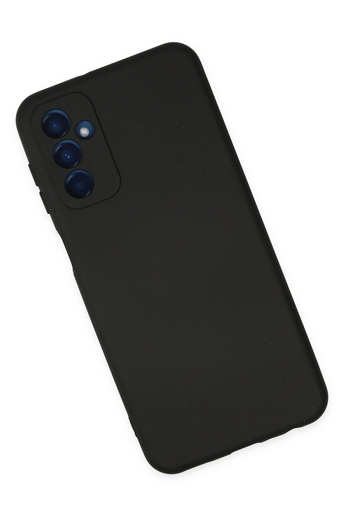 Samsung Galaxy M23 Kılıf Nano İçi̇ Kadi̇fe Si̇li̇kon - Si̇yah - Dropx6151-9516