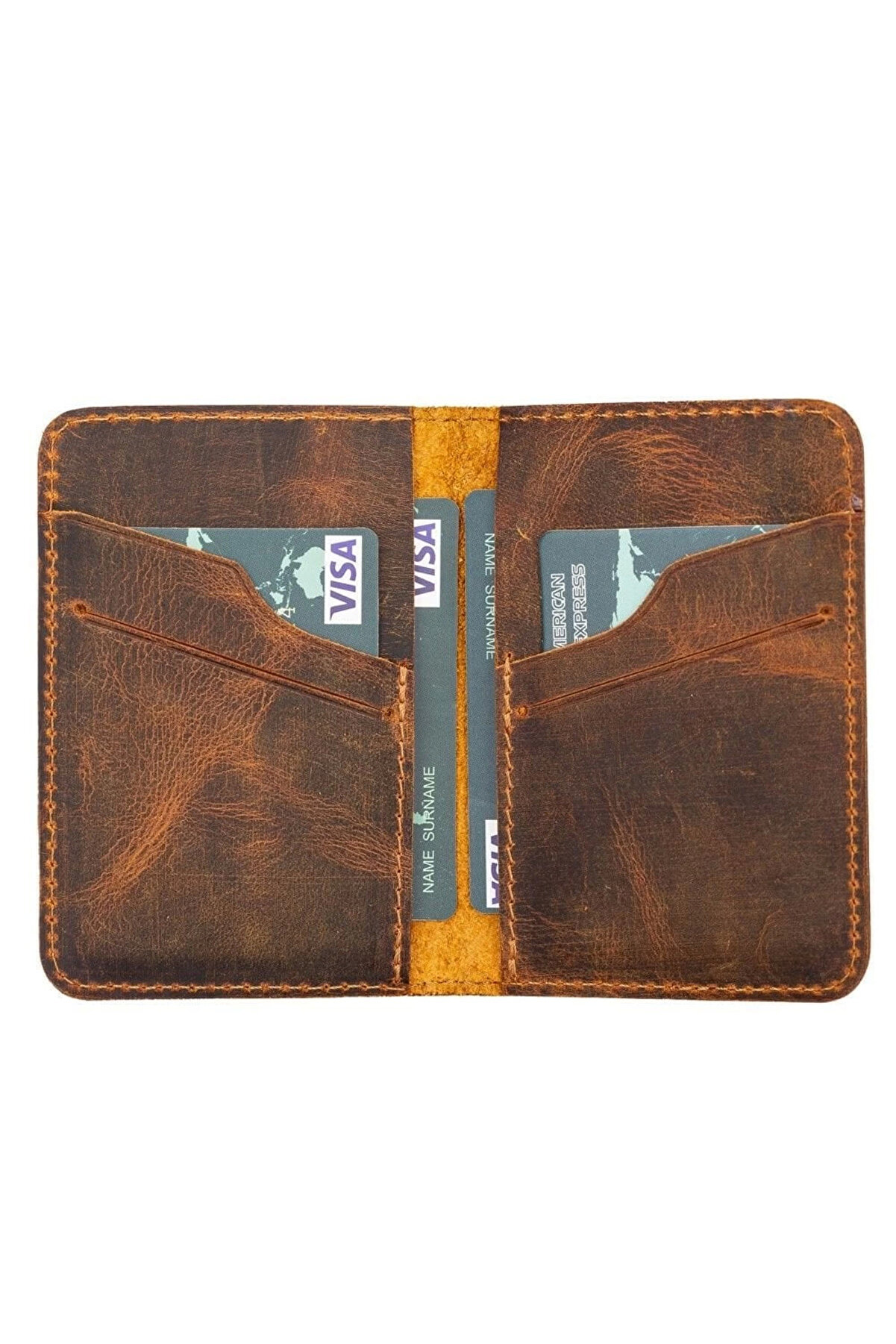 Enri̇co Sli̇m Deri̇ Kartlık G2 Anti̇k Kahve