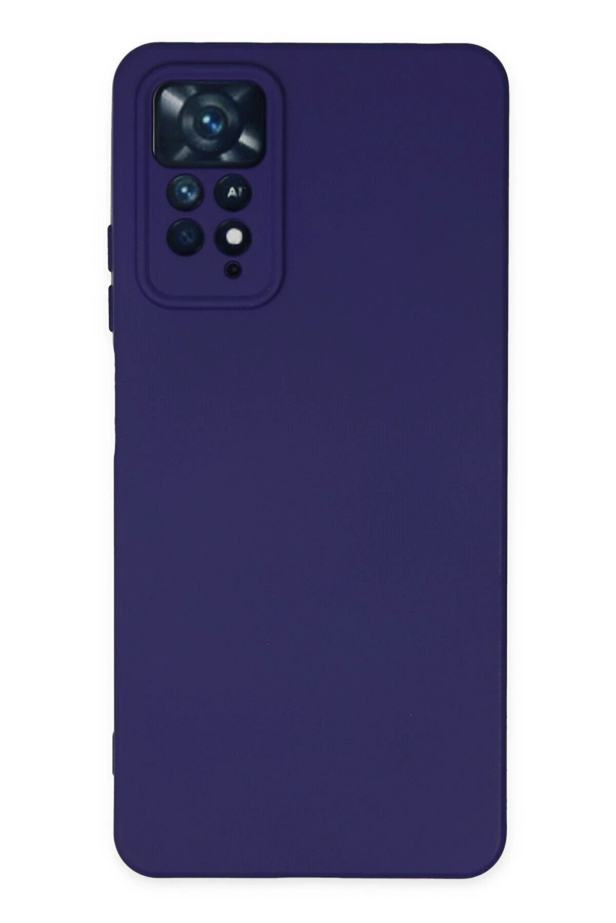 CepteToptan Xiaomi Redmi Note 11 Pro Kılıf Nano içi Kadife Silikon - Mor - DROPX7284-7831