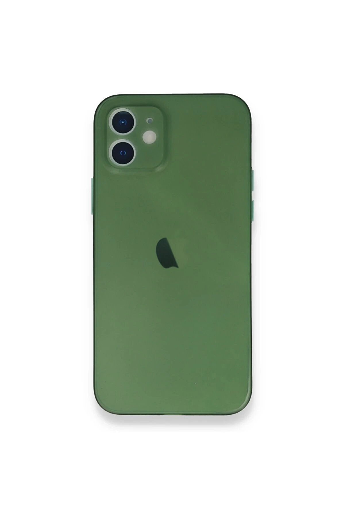 CepteToptan iPhone 12 Mini Kılıf PP Ultra İnce Kapak - Yeşil - DROPX2012-2595