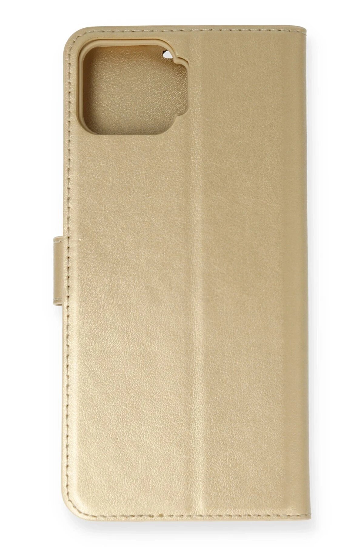 CepteToptan Oppo A73 Kılıf Trend S Plus Kapaklı Kılıf - Gold - DROPX4238-2070