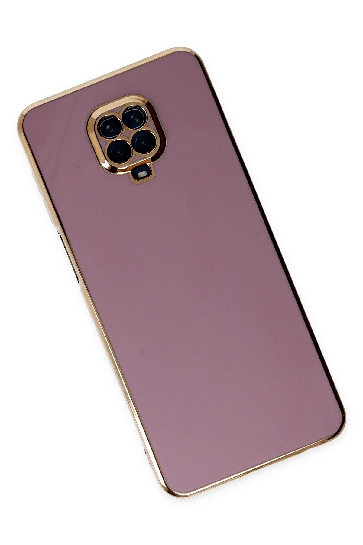 Xi̇aomi̇ Redmi̇ Note 9 Pro Kılıf Volet Si̇li̇kon - Mor - Dropx9096-2033