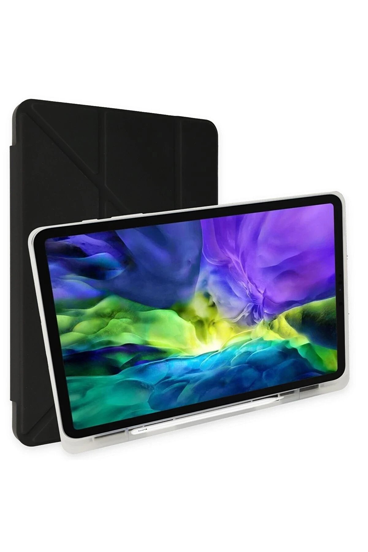 CepteToptan Samsung Galaxy P610 Tab S6 Lite 10.4 Kılıf Kalemlikli Mars Tablet Kılıfı - - DROPX6811-3739