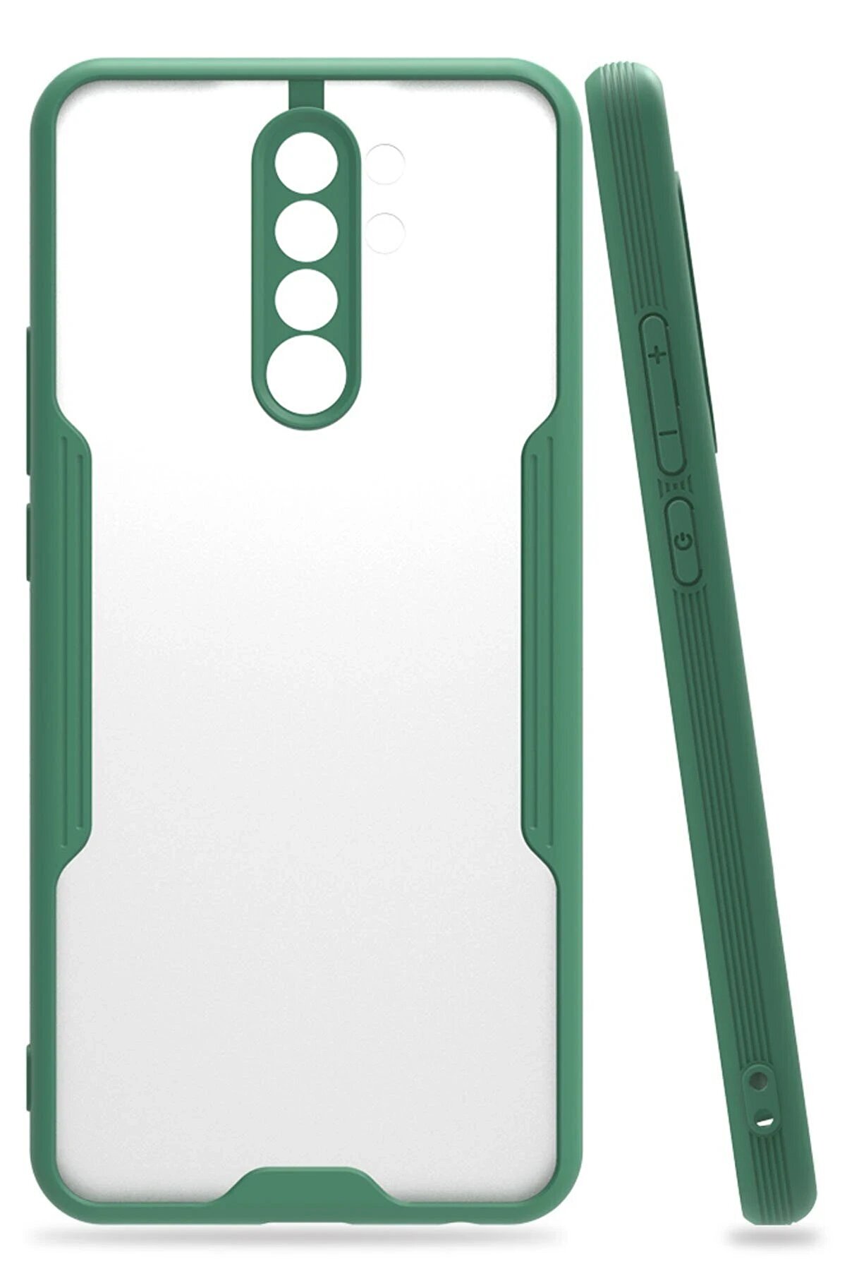 CepteToptan Xiaomi Redmi 9 Kılıf Platin Silikon - Yeşil - DROPX3222-3345