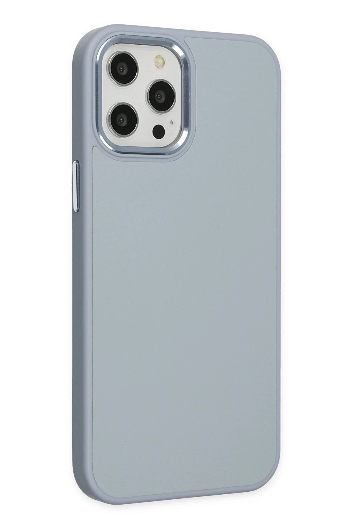 İphone 12 Pro Max Kılıf Asya Deri̇ Si̇li̇kon - Si̇erra Blue - Dropx2259-5652