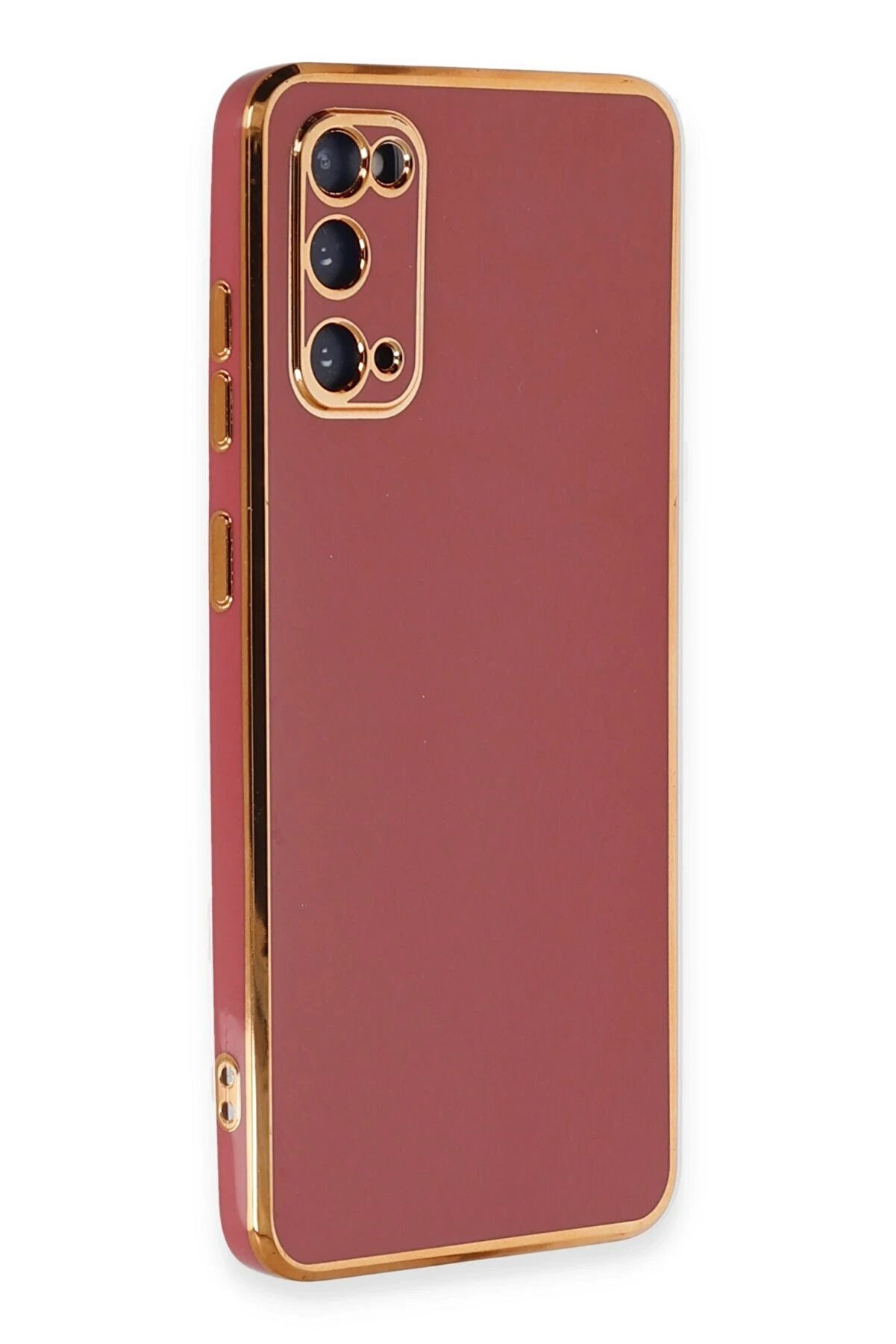 Samsung Galaxy S20 Kılıf Volet Si̇li̇kon - Kırmızı - Dropx3270-6601