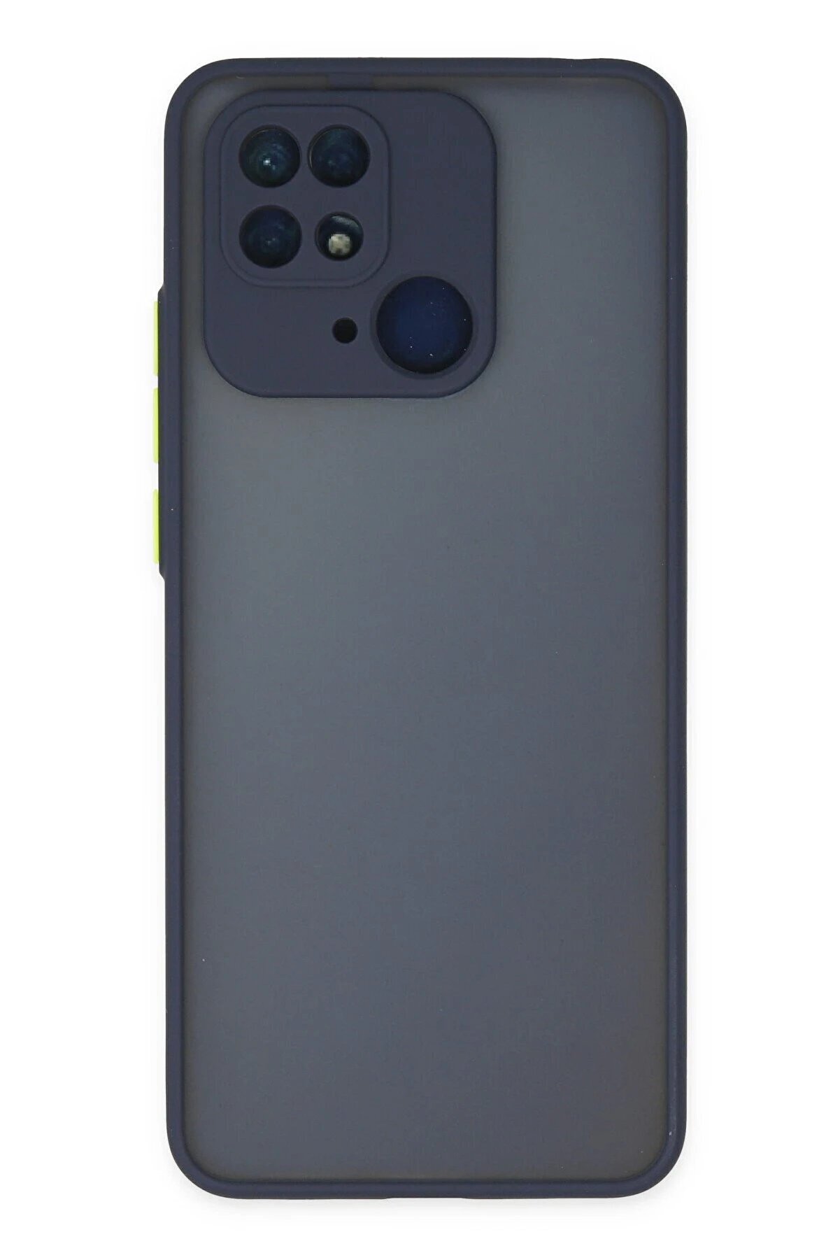 CepteToptan Xiaomi Redmi 10C Kılıf Montreal Silikon Kapak - Lacivert - DROPX6435-1489