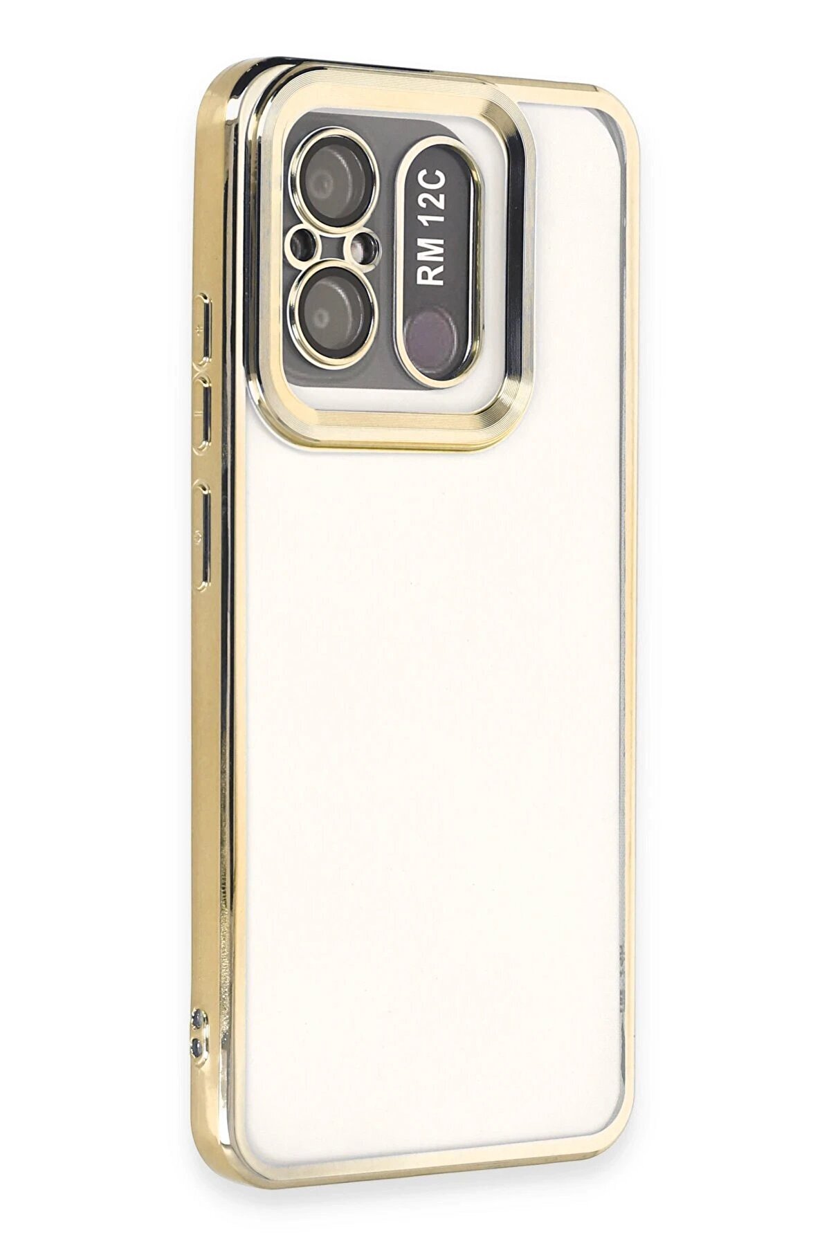 Xi̇aomi̇ Redmi̇ 12C Kılıf Slot Si̇li̇kon - Gold - Dropx9443-7884