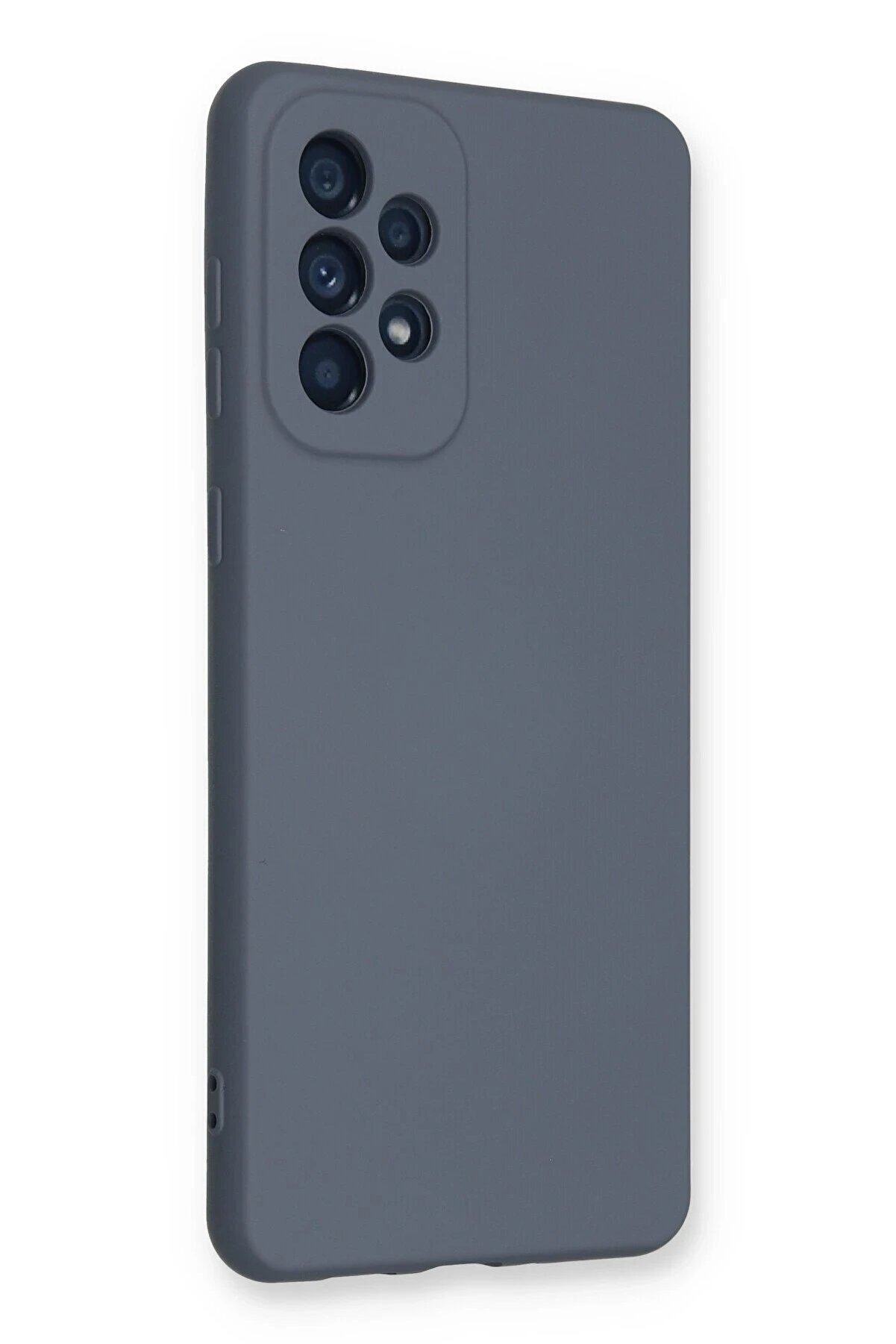 Samsung Galaxy A33 5G Kılıf Nano İ&ccedil;i̇ Kadi̇fe Si̇li̇kon - Gri̇ - Dropx9461-4393