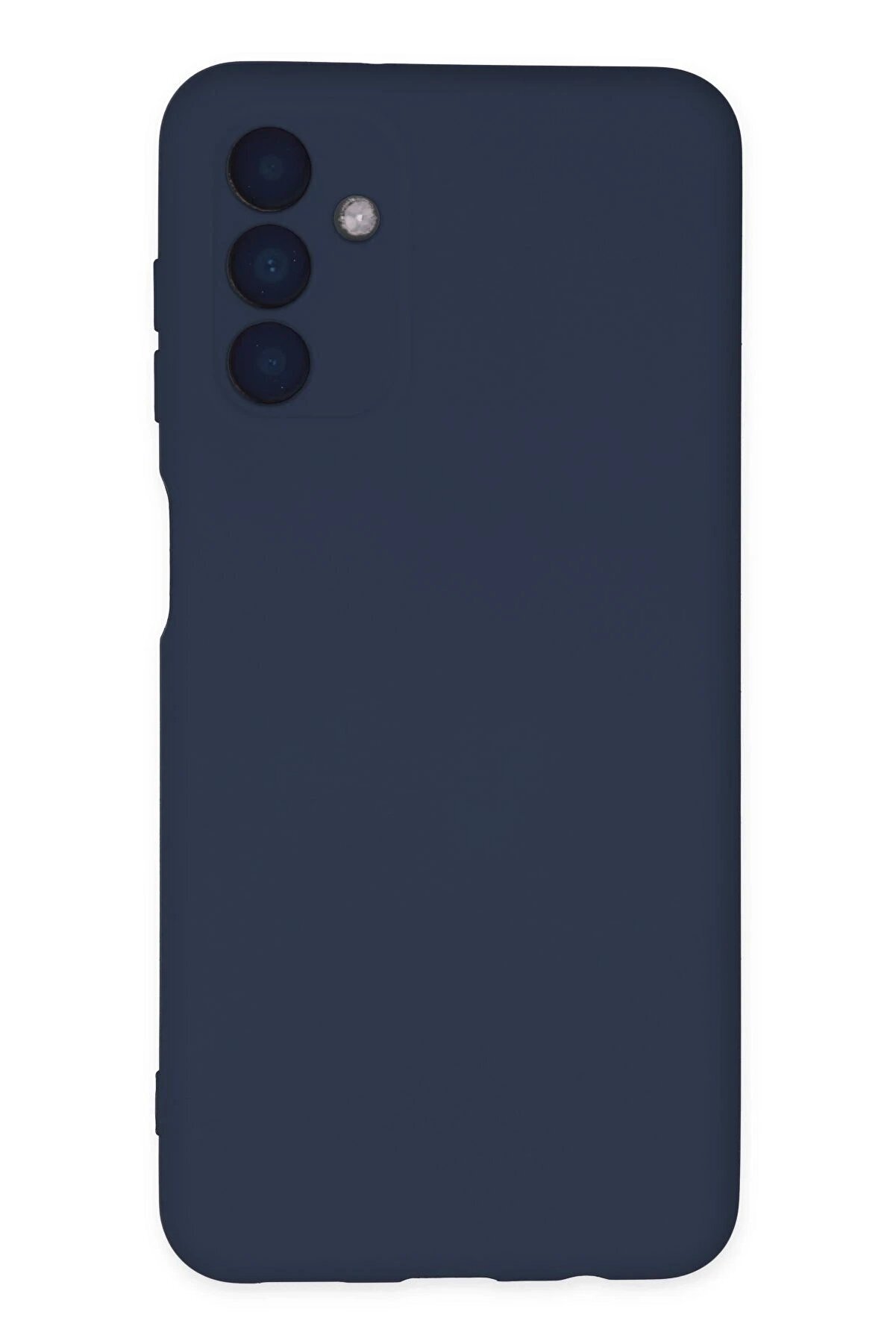 CepteToptan Samsung Galaxy A04S Kılıf Nano içi Kadife Silikon - Lacivert - DROPX4004-9106
