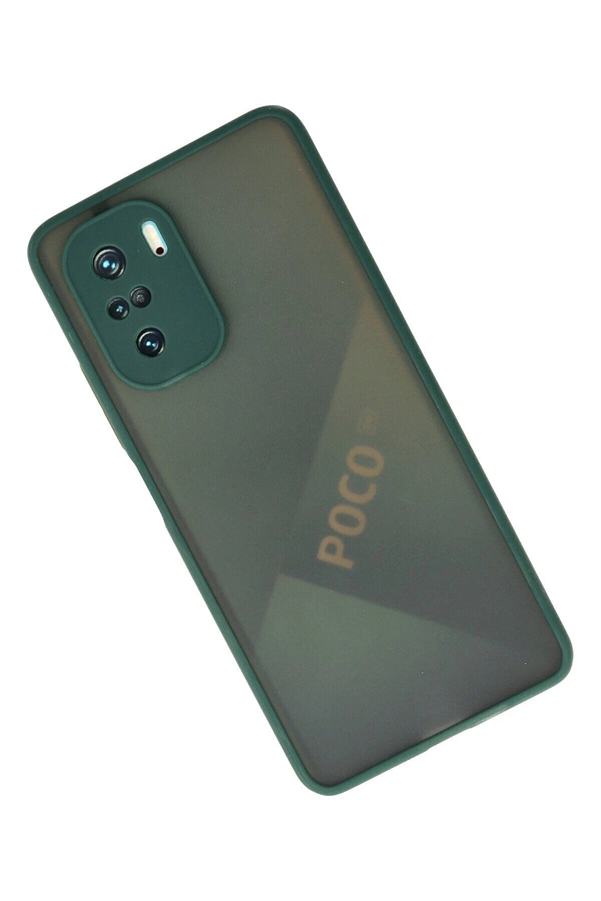 Xi̇aomi̇ Poco F3 Kılıf Montreal Si̇li̇kon Kapak - Yeşi̇l - Dropx6497-5105