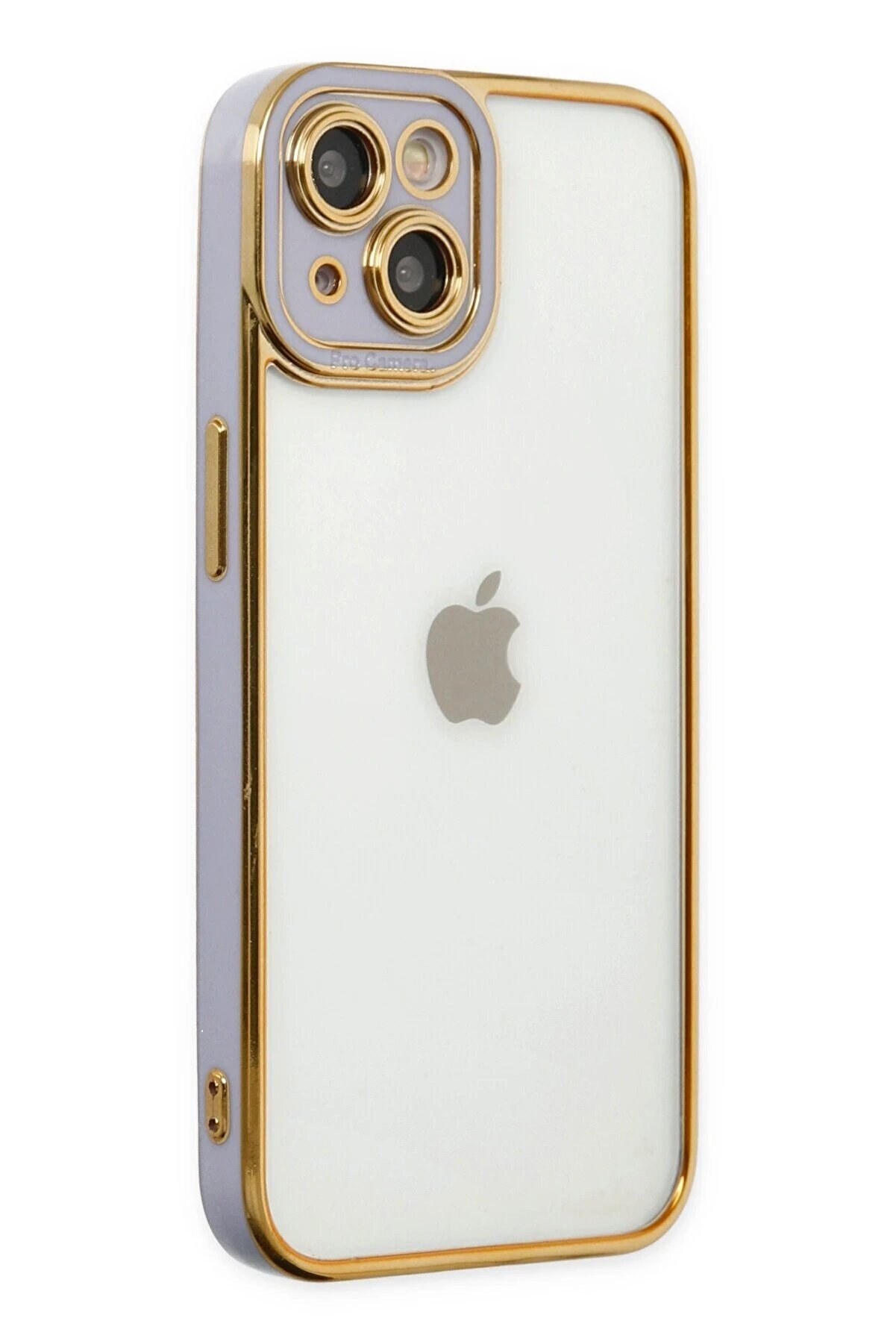 CepteToptan iPhone 14 Plus Kılıf Liva Lens Silikon - Lila - DROPX1905-5964