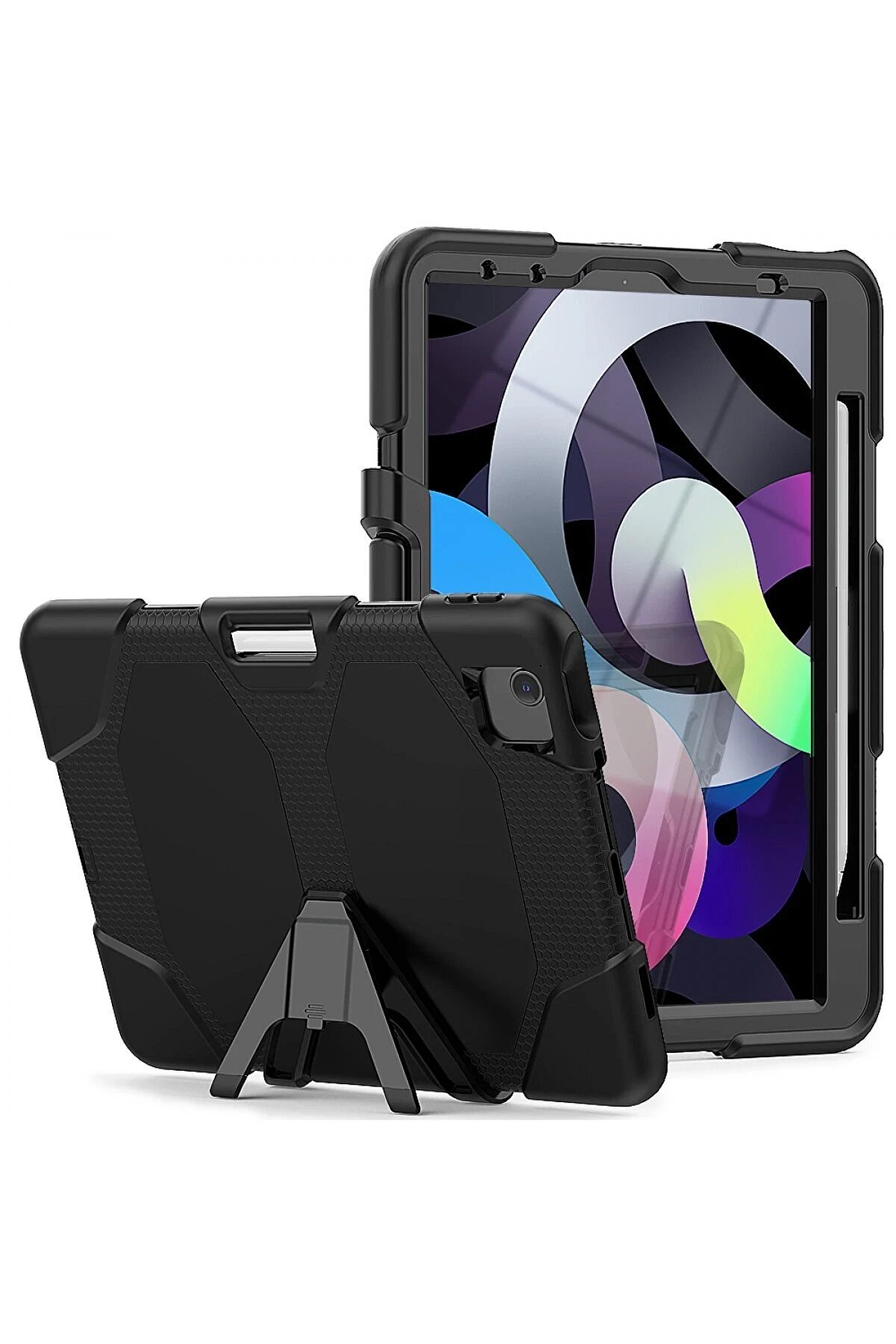 CepteToptan iPad Pro 11 (2020) Kılıf Griffin Tablet Kapak - Siyah - DROPX8445-5144