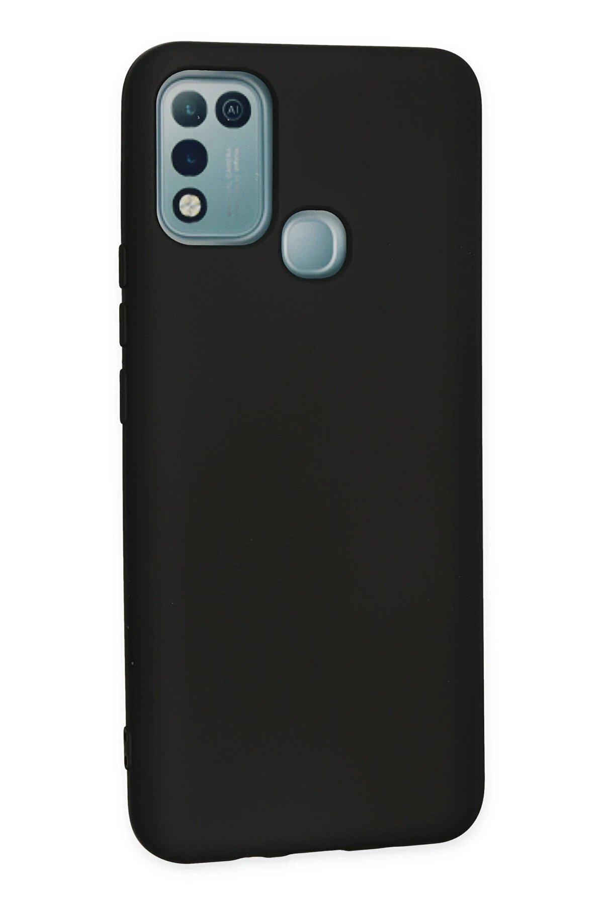 İnfi̇ni̇x Hot 10 Play Kılıf Nano İ&ccedil;i̇ Kadi̇fe Si̇li̇kon - Si̇yah - Dropx4148-6910