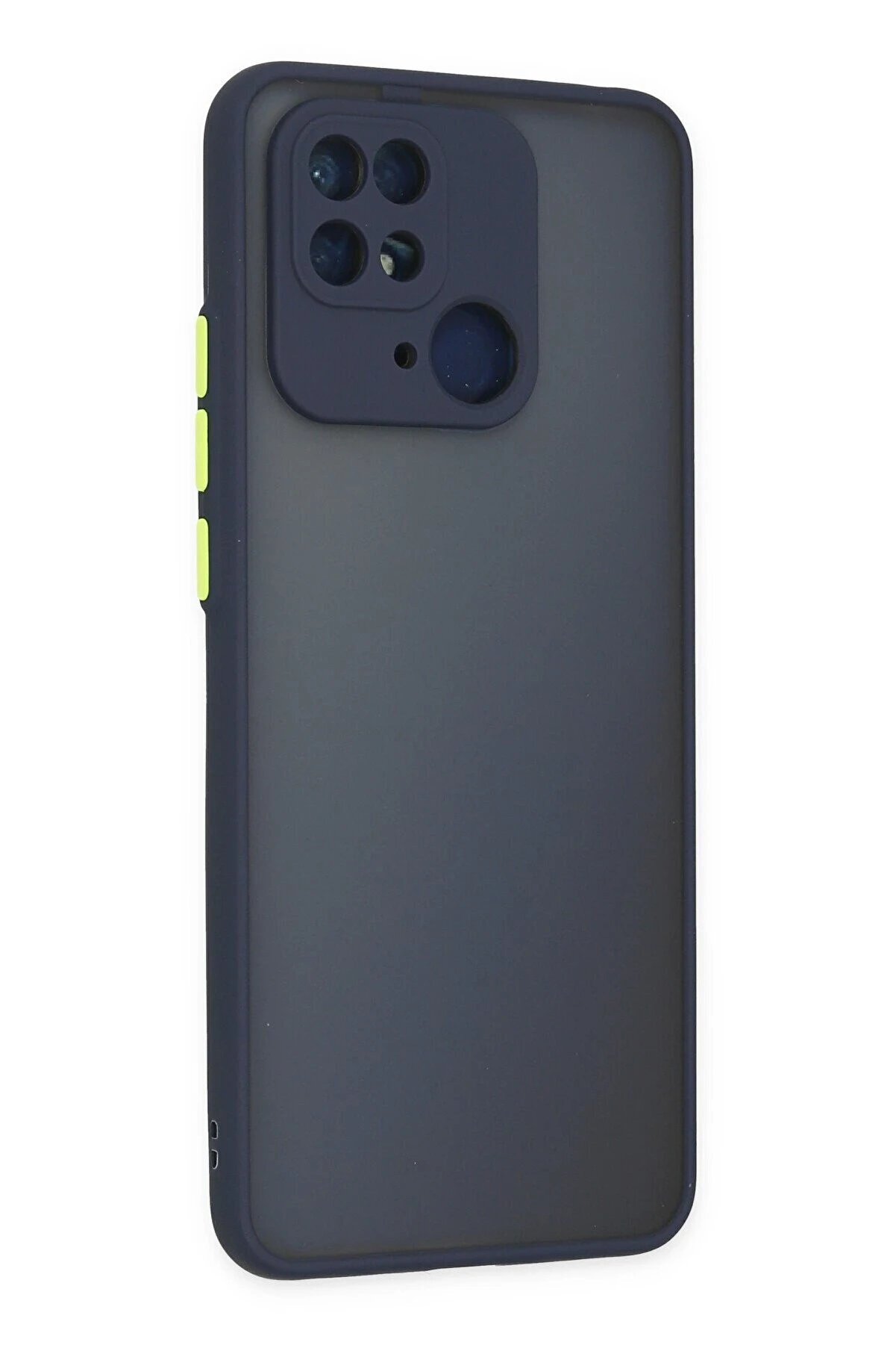 Xi̇aomi̇ Redmi̇ 10C Kılıf Montreal Si̇li̇kon Kapak - Laci̇vert - Dropx6435-1489