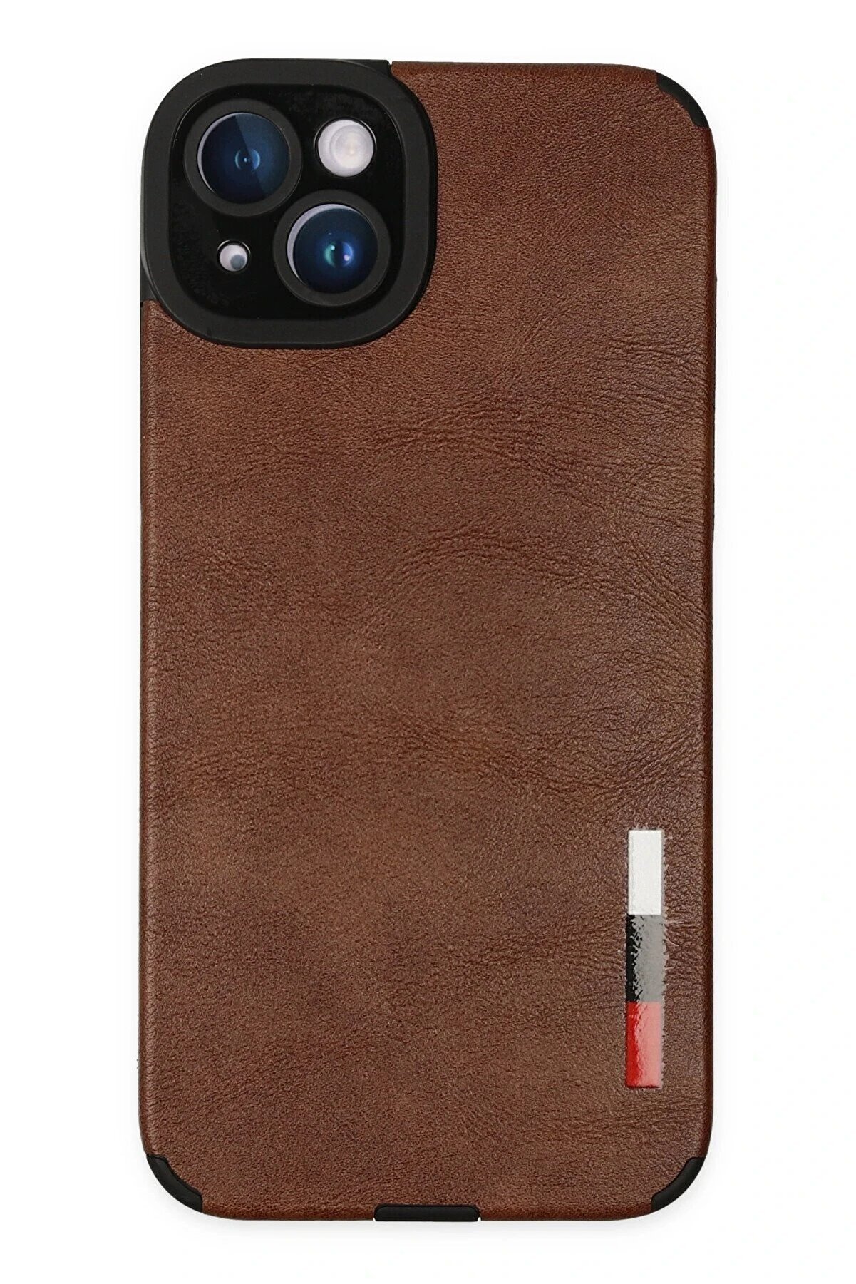 CepteToptan iPhone 14 Plus Kılıf Loop Deri Silikon - Kahverengi - DROPX3770-6858