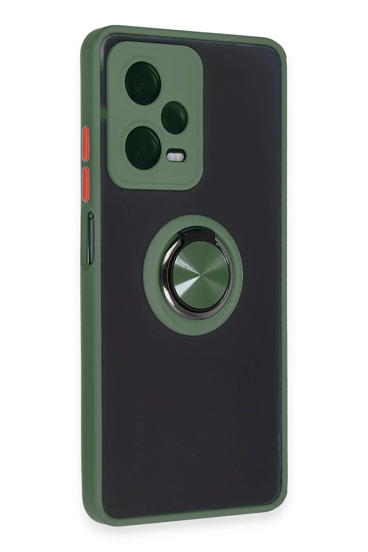 Xi̇aomi̇ Redmi̇ Note 12 5G Kılıf Montreal Yüzüklü Si̇li̇kon Kapak - Yeşi̇l - Dropx5344-4916