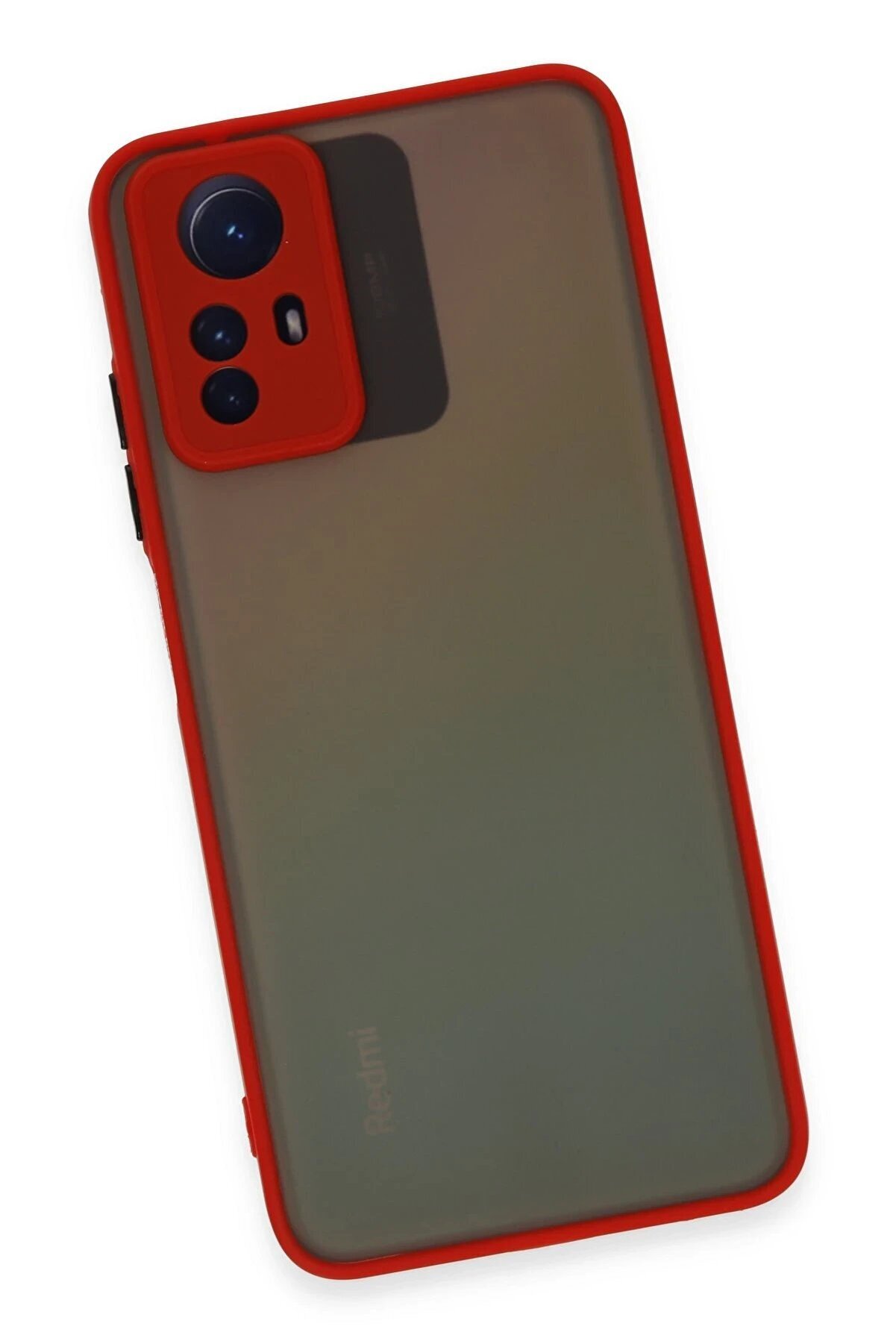 Xi̇aomi̇ Redmi̇ Note 12S Kılıf Montreal Si̇li̇kon Kapak - Kırmızı - Dropx2154-8590