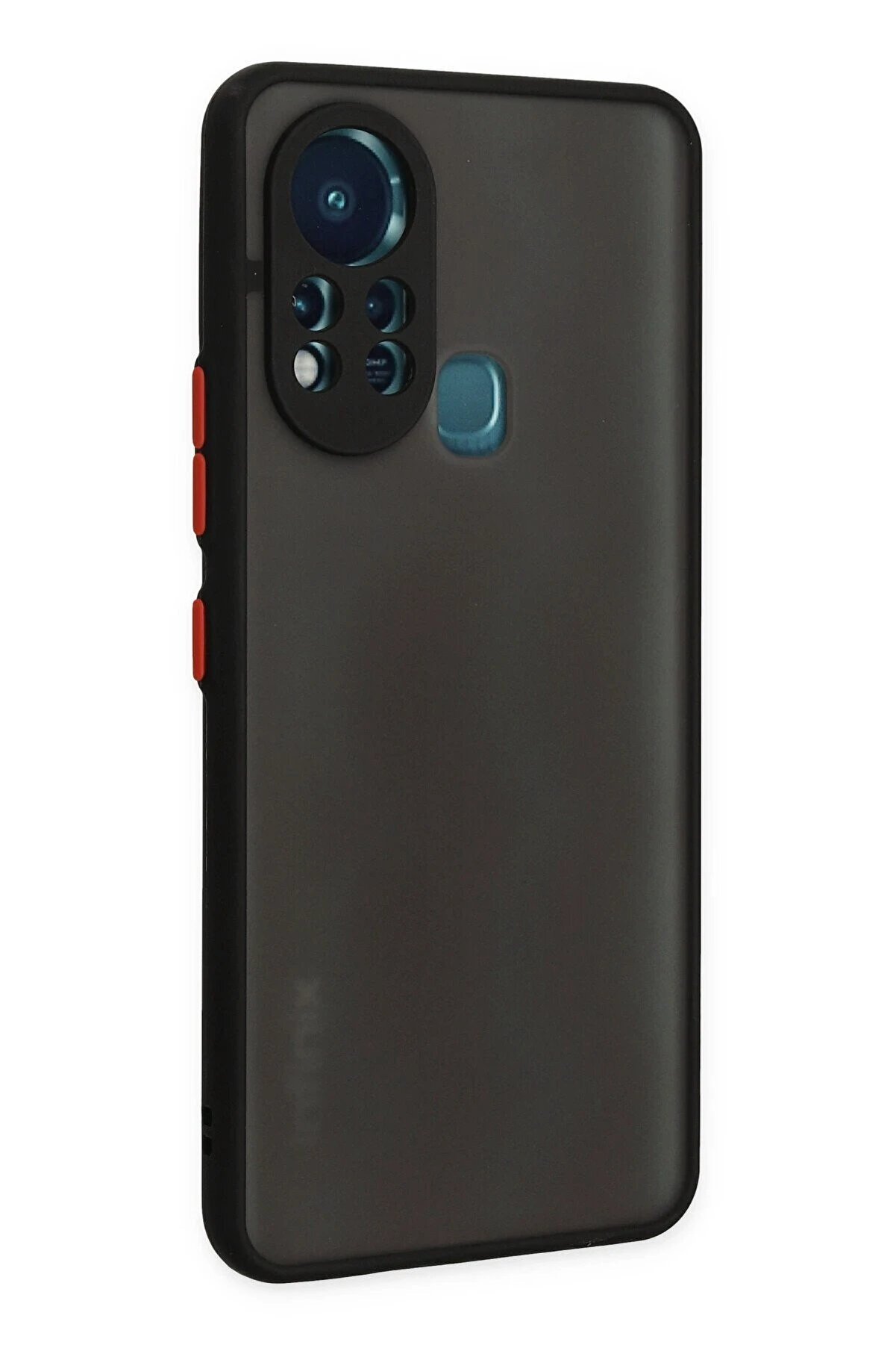 İnfi̇ni̇x Hot 11S Kılıf Montreal Si̇li̇kon Kapak - Si̇yah - Dropx1824-6706