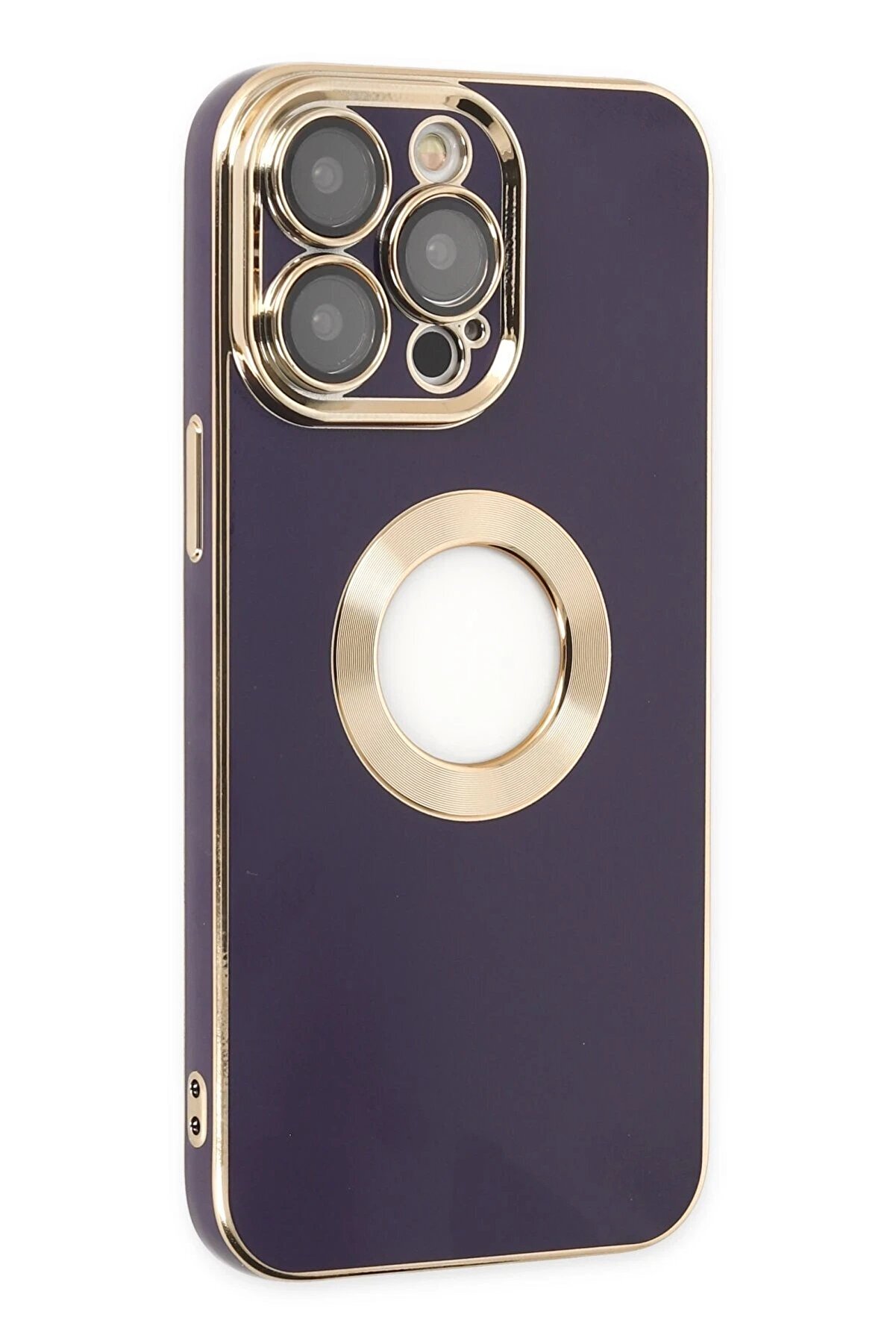 CepteToptan iPhone 13 Pro Kılıf Store Silikon - Derin Mor - DROPX3635-3939