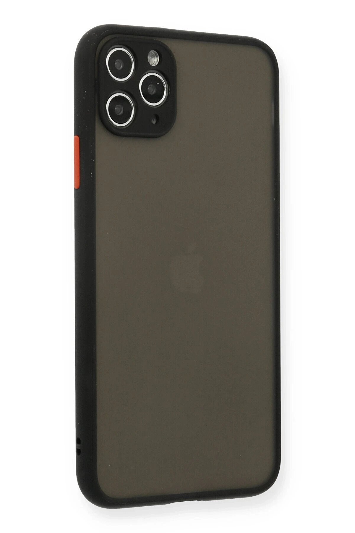 İphone 11 Pro Max Kılıf Montreal Si̇li̇kon Kapak - Si̇yah - Dropx9687-8917