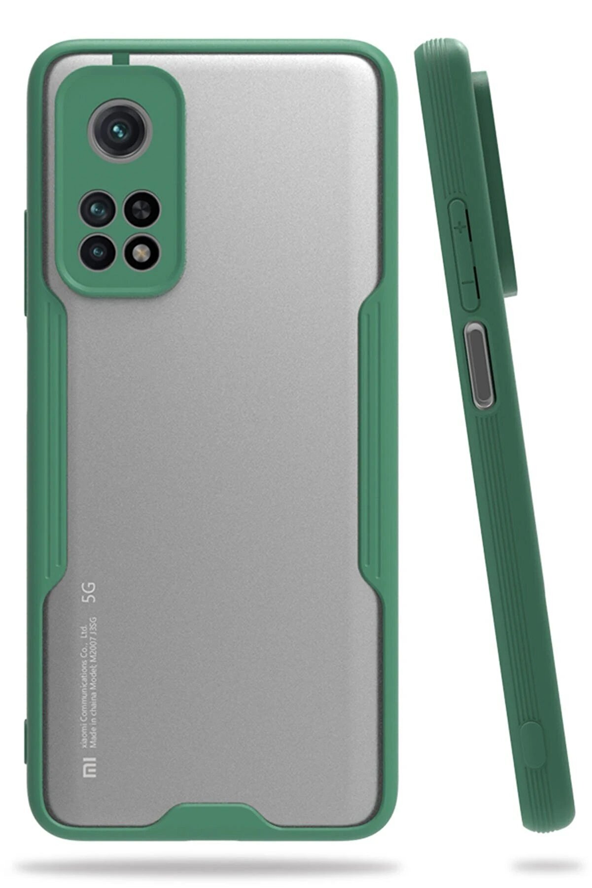 CepteToptan Xiaomi Mi 10T Pro Kılıf Platin Silikon - Yeşil - DROPX9375-6503