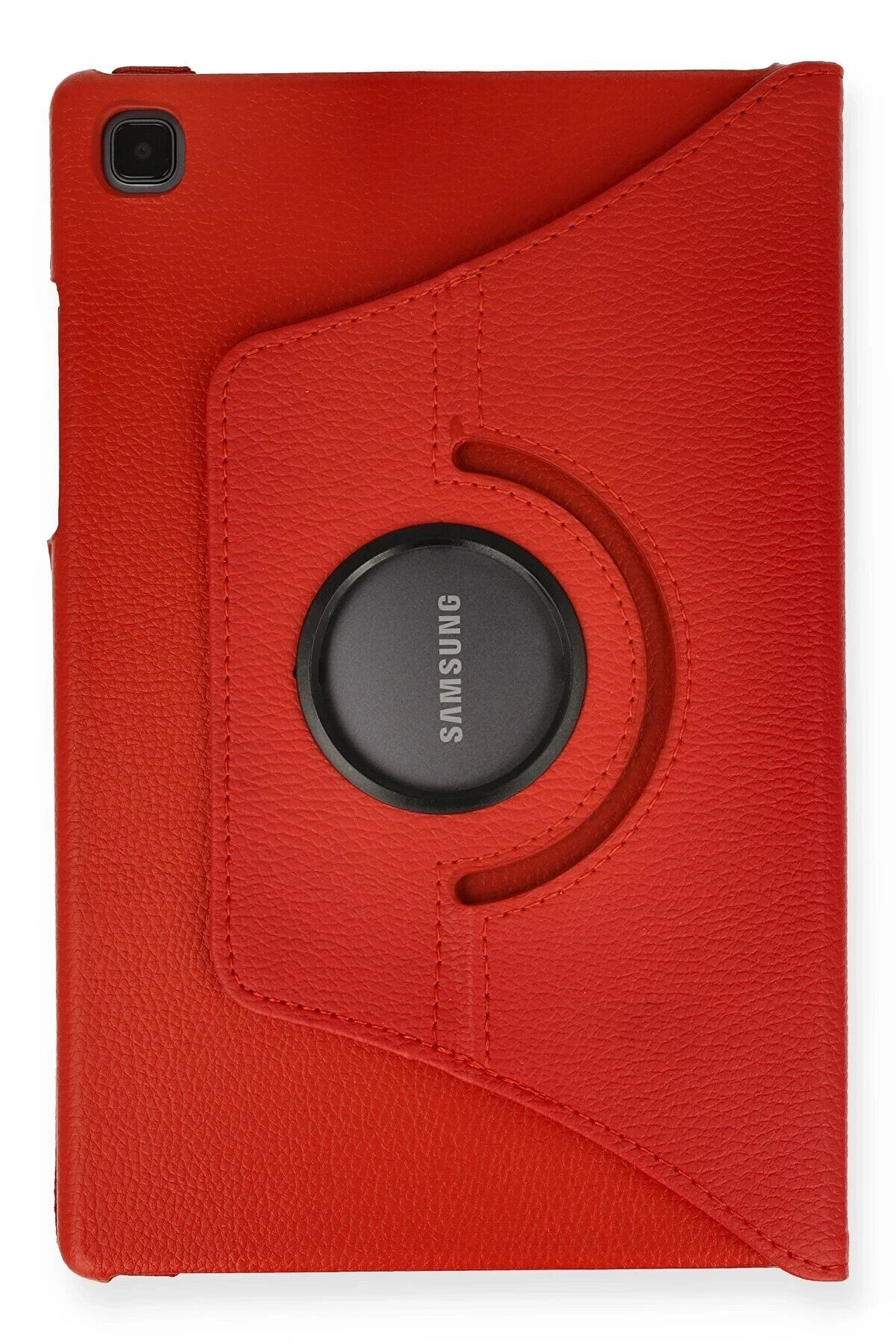 Samsung Galaxy Tab A7 10.4 Kılıf 360 Tablet Deri̇ Kılıf - Kırmızı - Dropx6691-9270