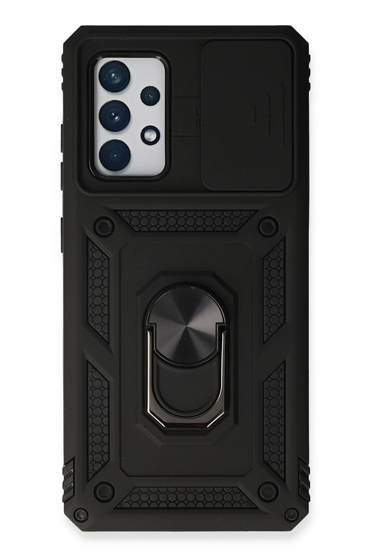 CepteToptan Samsung Galaxy A53 5G Kılıf Pars Lens Y&uuml;z&uuml;kl&uuml; Silikon - Siyah - DROPX3702-8657