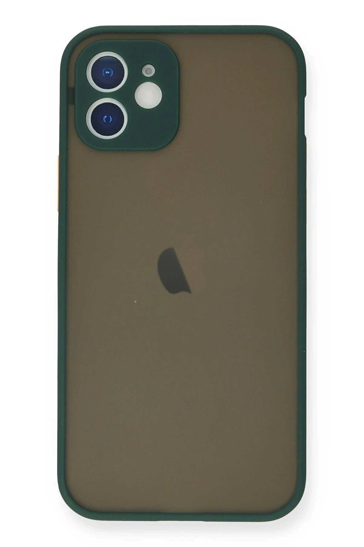 CepteToptan iPhone 12 Mini Kılıf Montreal Silikon Kapak - Yeşil - DROPX2226-1867