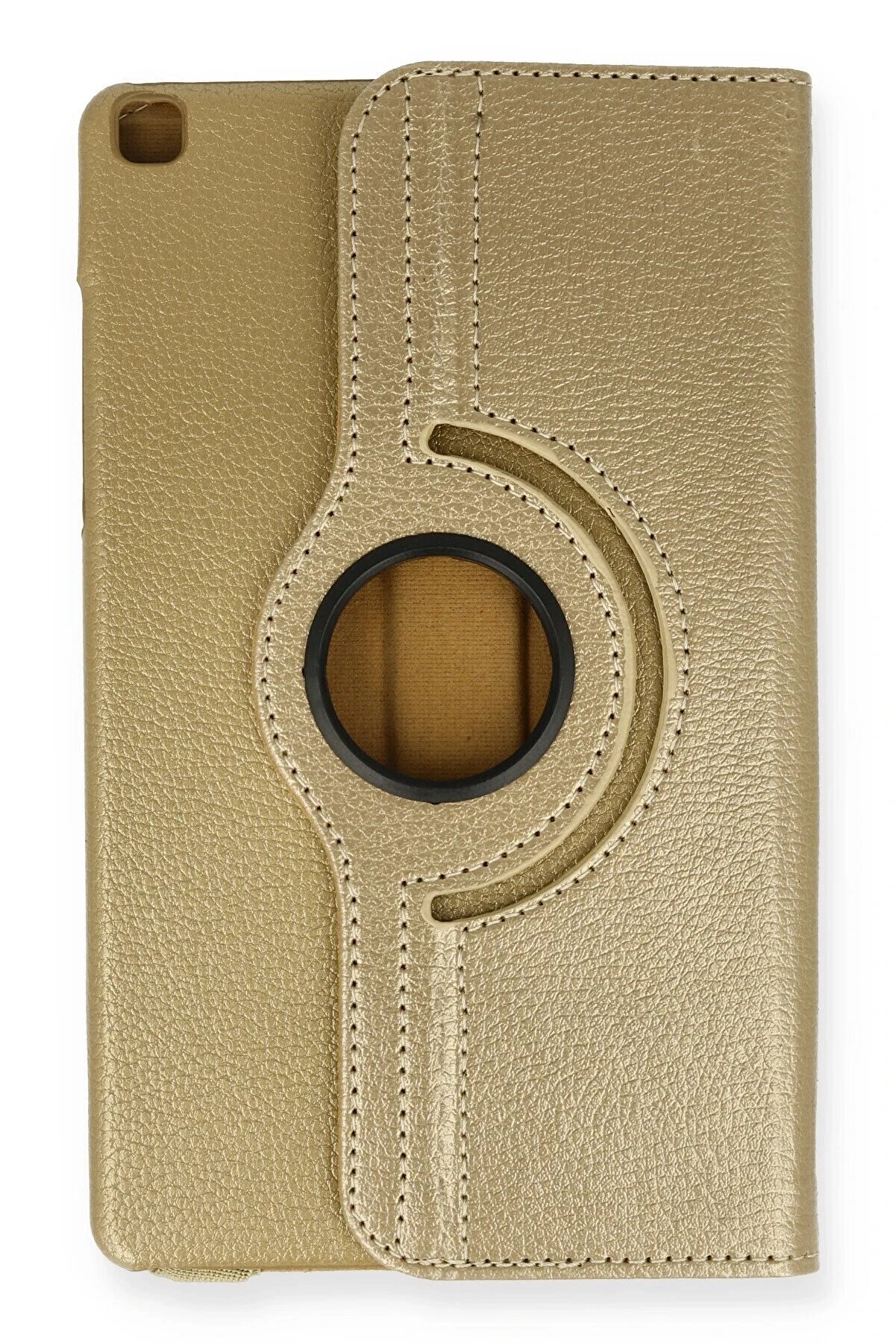 Samsung Galaxy T290 Tab A 8 Kılıf 360 Tablet Deri̇ Kılıf - Gold - Dropx1448-6937