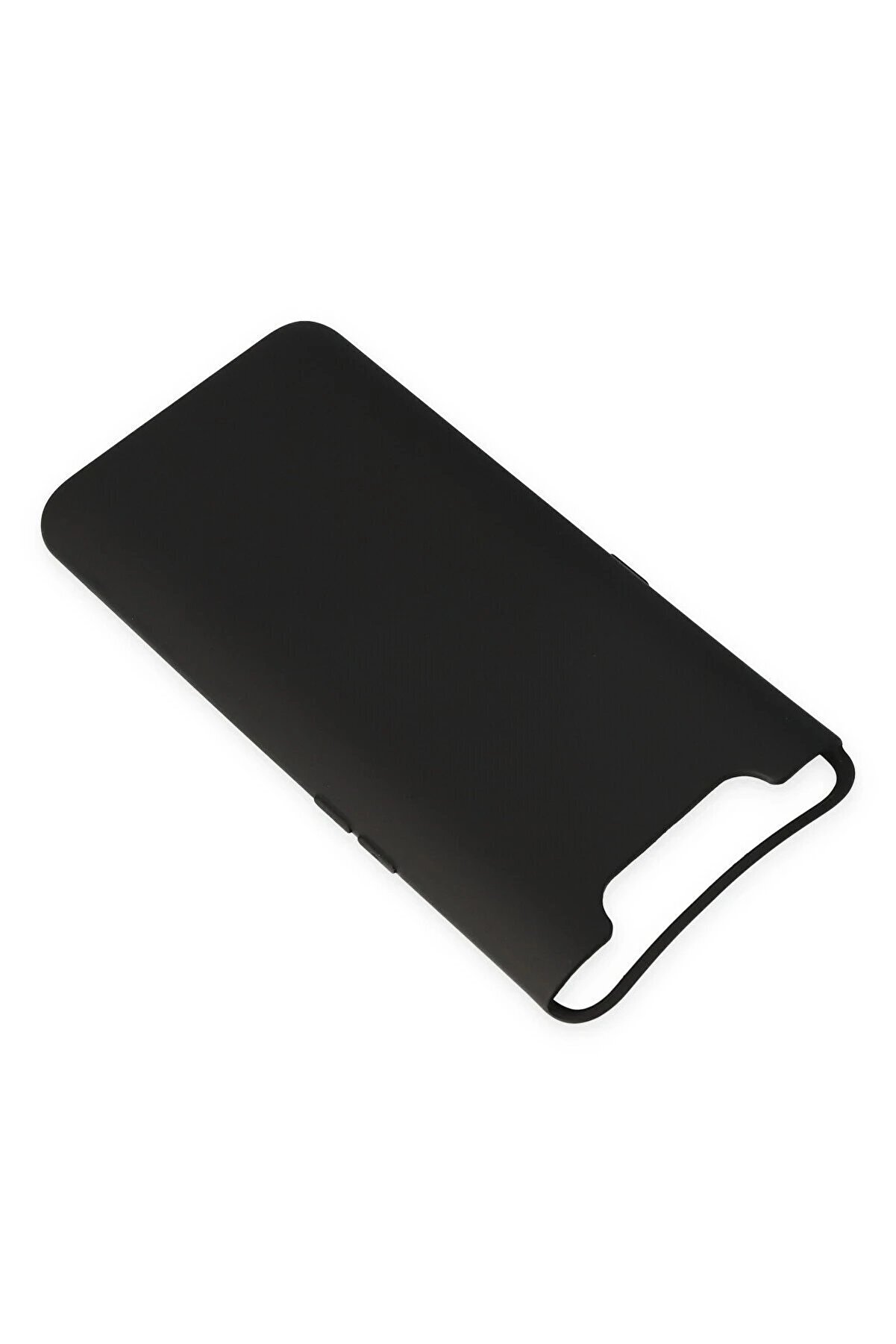 Samsung Galaxy A80 Kılıf Nano İçi̇ Kadi̇fe Si̇li̇kon - Si̇yah - Dropx6461-3339