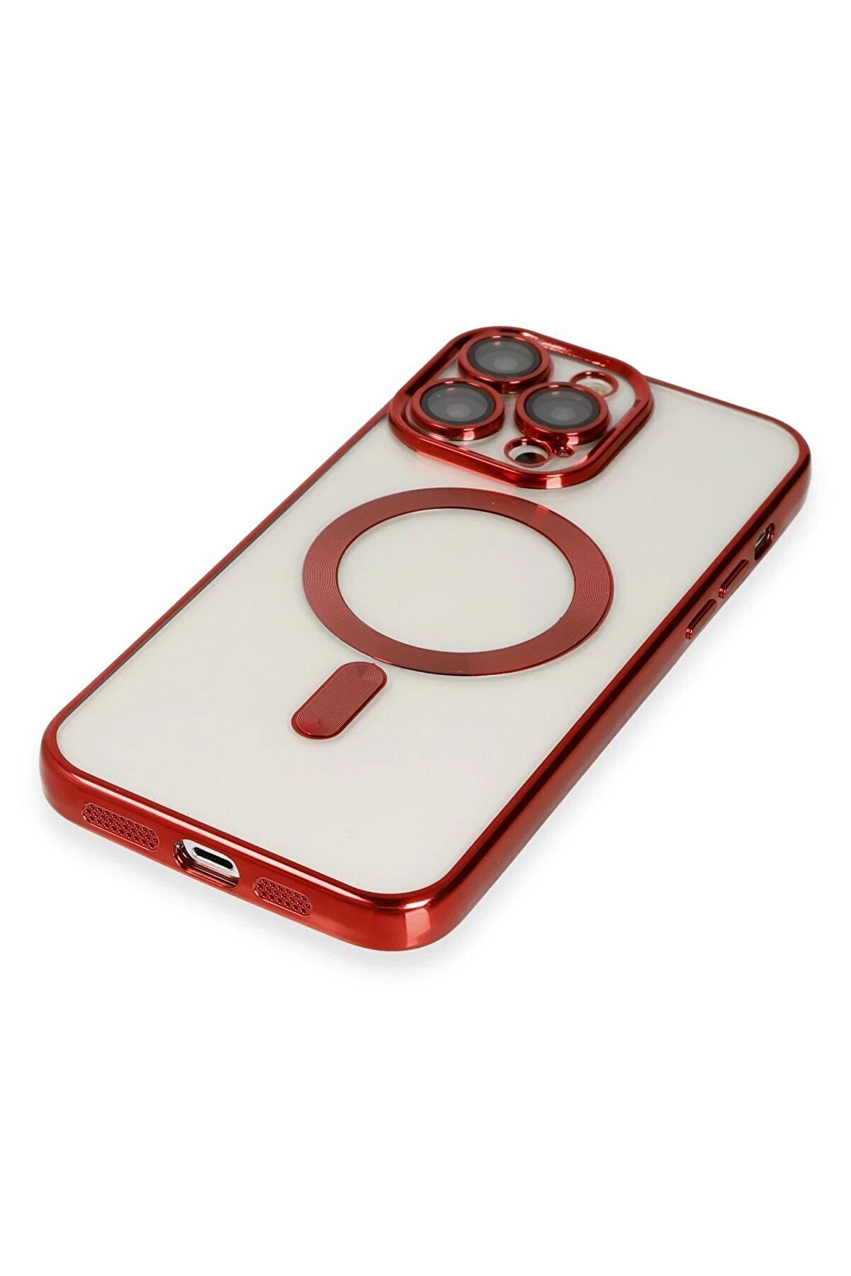 İphone 13 Pro Max Kılıf Kross Magneti̇csafe Kapak - Kırmızı - Dropx1785-8426