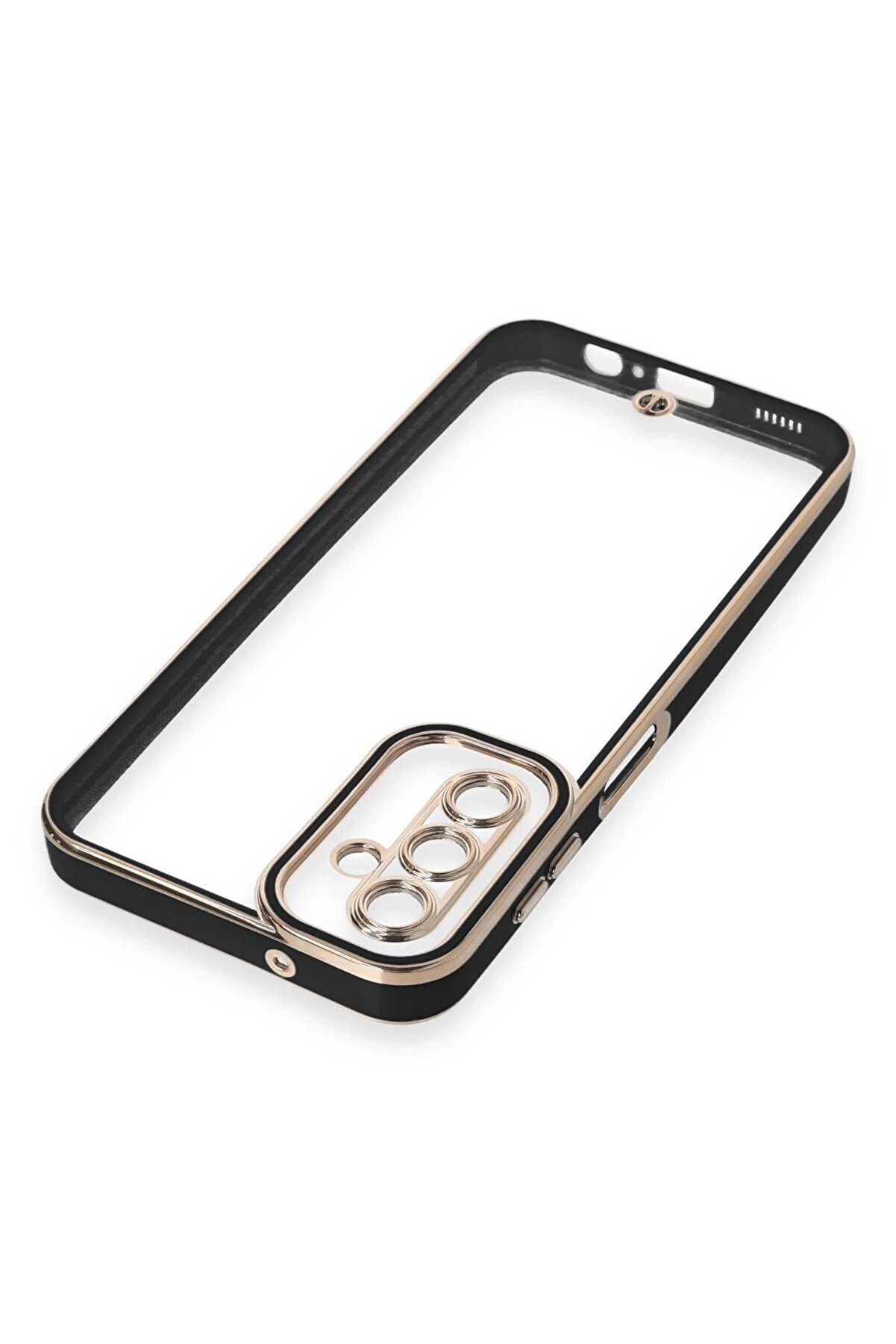 Samsung Galaxy A14 4G Kılıf Li̇va Lens Si̇li̇kon - Si̇yah - Dropx7403-4580