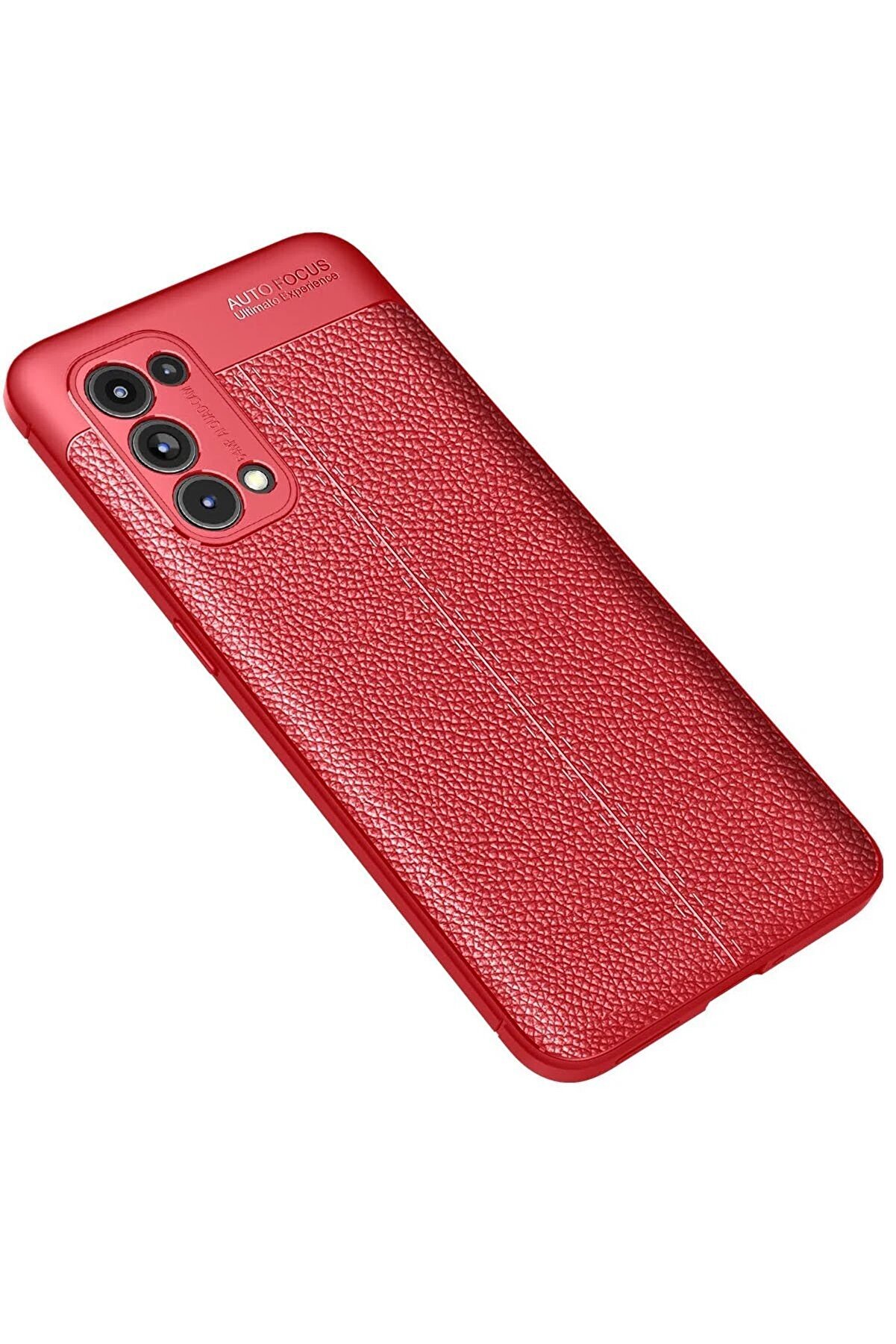 Oppo Reno 5 Pro Kılıf Auto Focus Kapak - Kırmızı - Dropx5093-9193