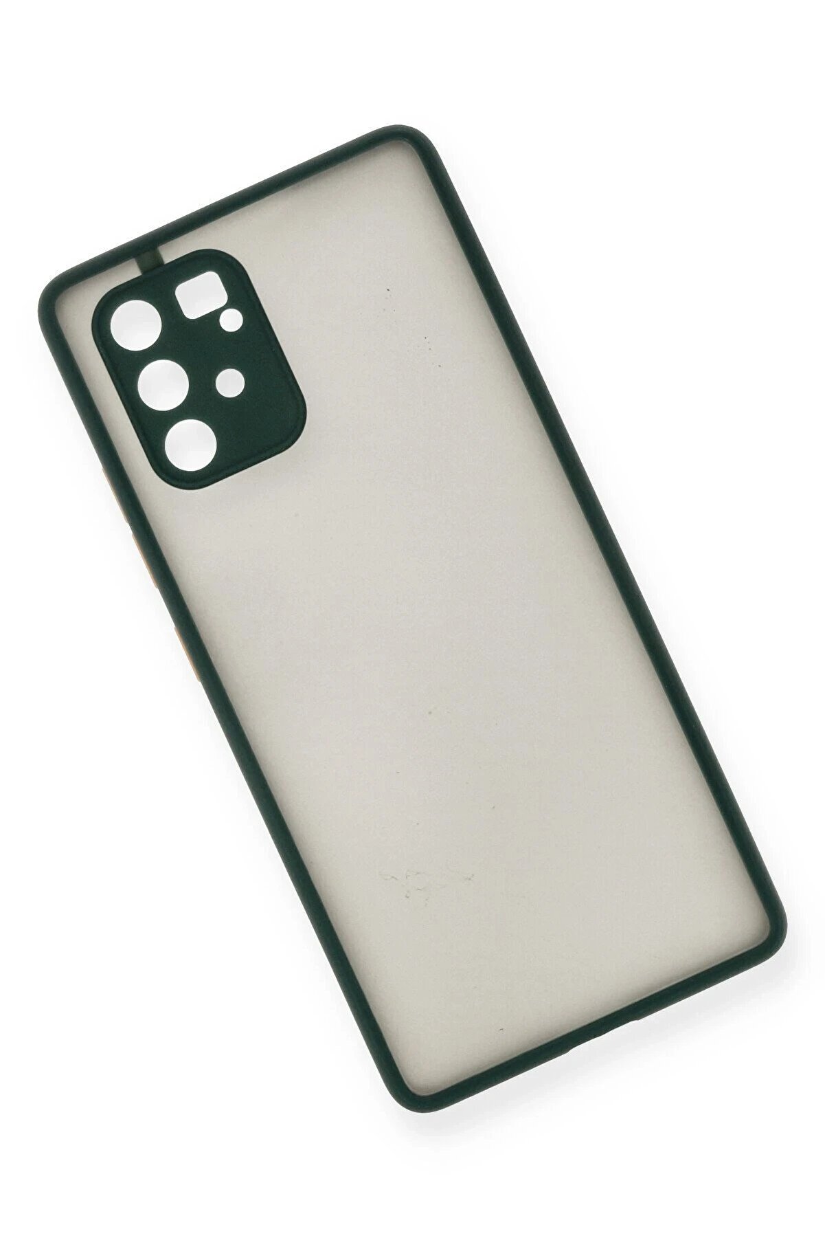 Samsung Galaxy A91 / S10 Li̇te Kılıf Montreal Si̇li̇kon Kapak - Yeşi̇l - Dropx4832-6300