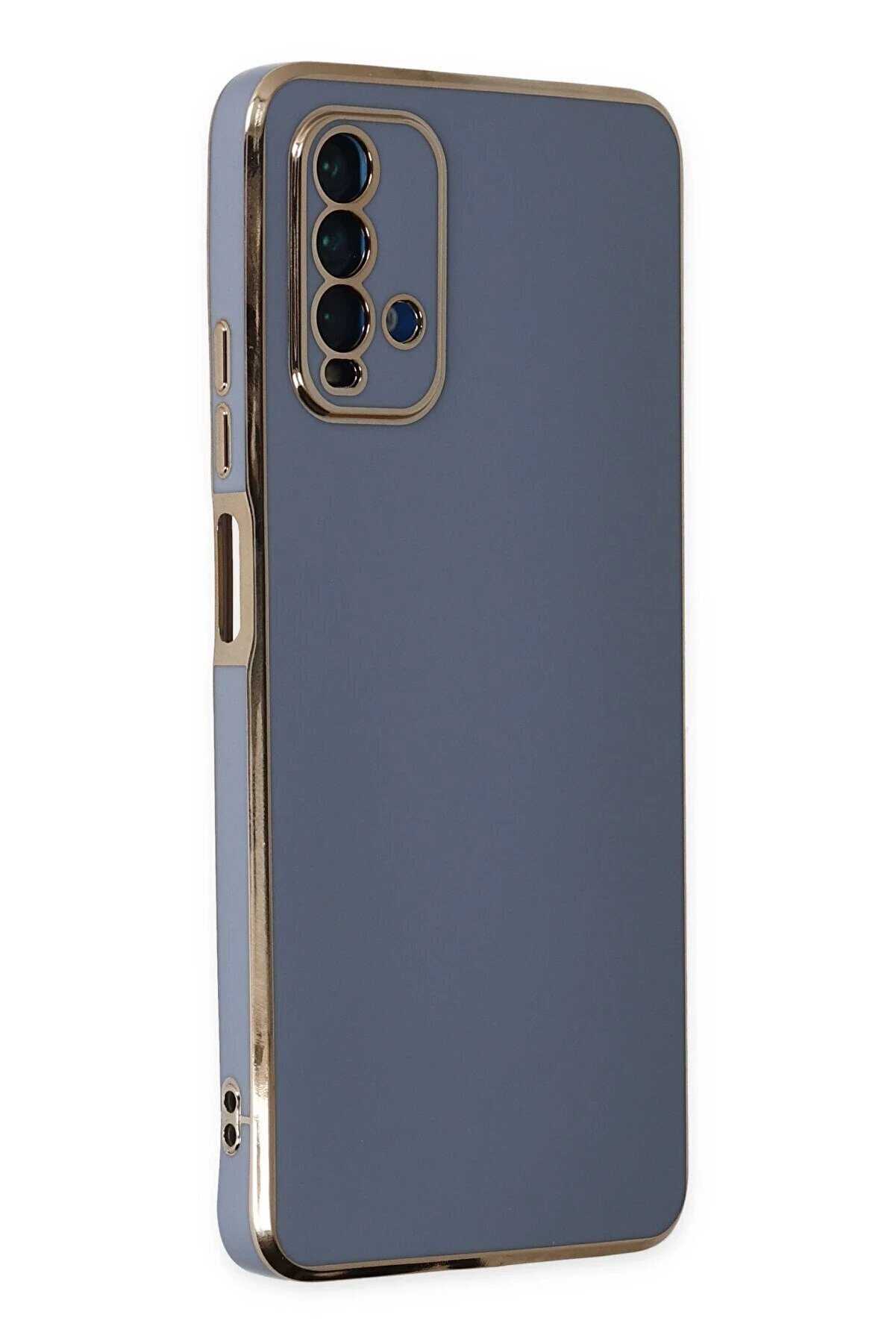 CepteToptan Xiaomi Redmi 9T Kılıf Volet Silikon - Mavi - DROPX7464-4561