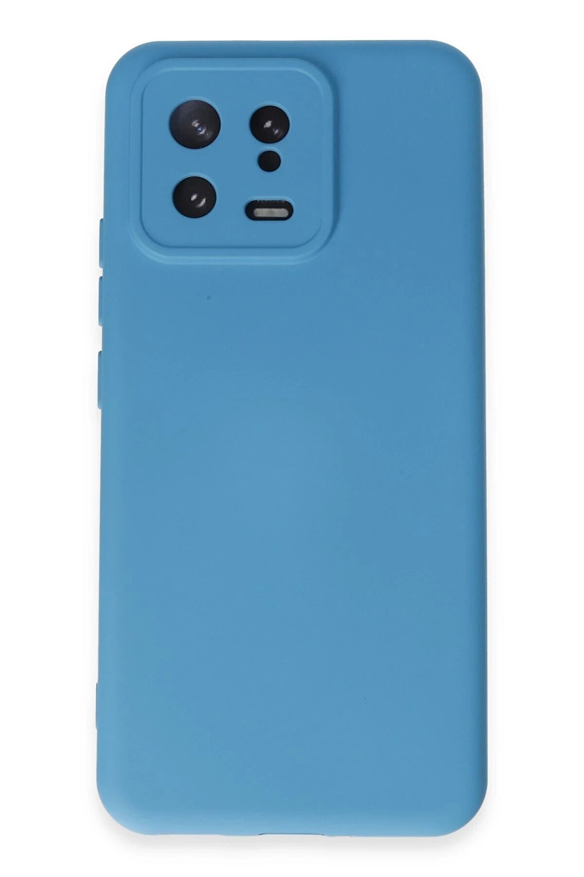CepteToptan Xiaomi Mi 13 Kılıf Nano içi Kadife Silikon - Mavi - DROPX5369-1644