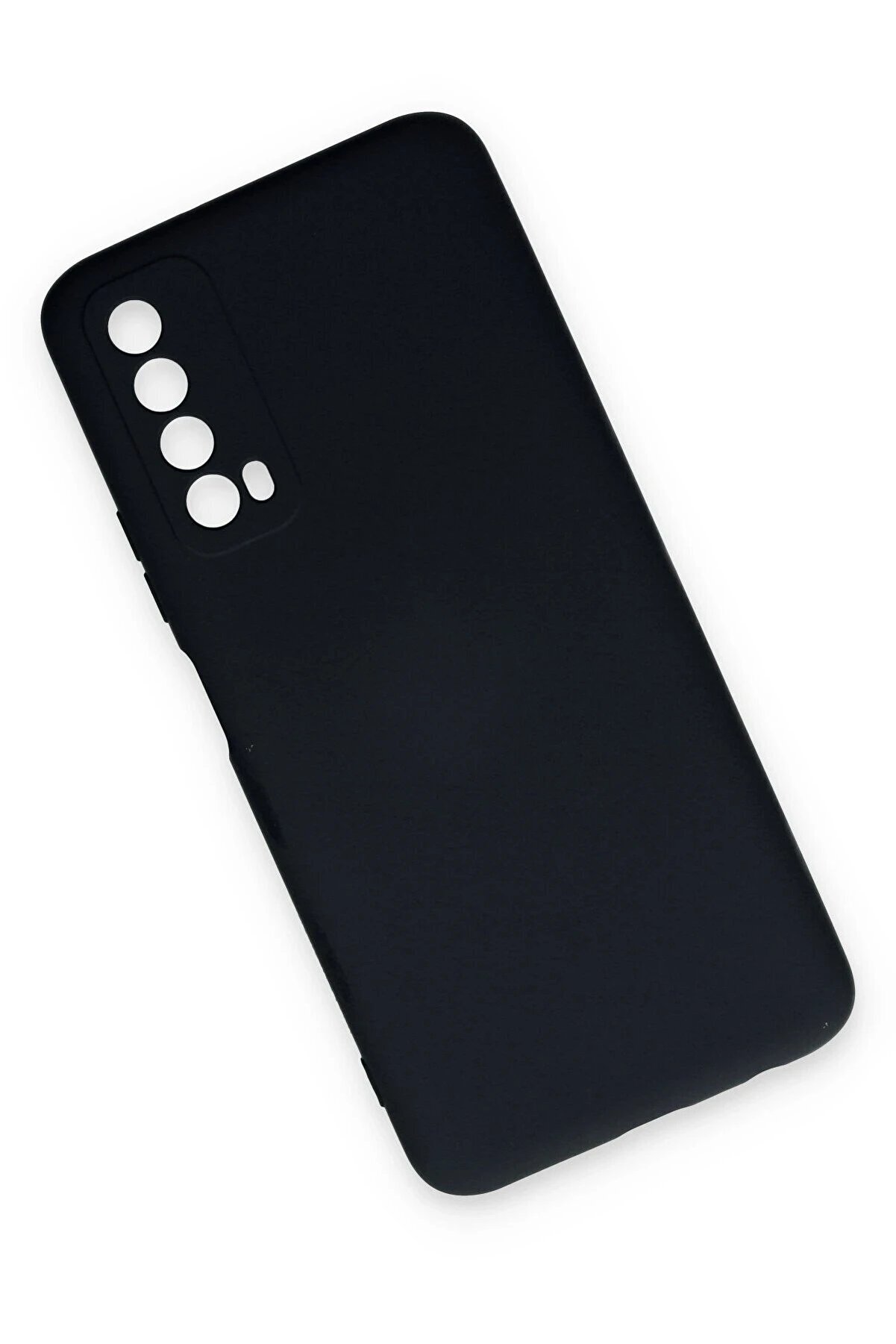 Huawei̇ P Smart 2021 Kılıf Nano İçi̇ Kadi̇fe Si̇li̇kon - Laci̇vert - Dropx7349-7001