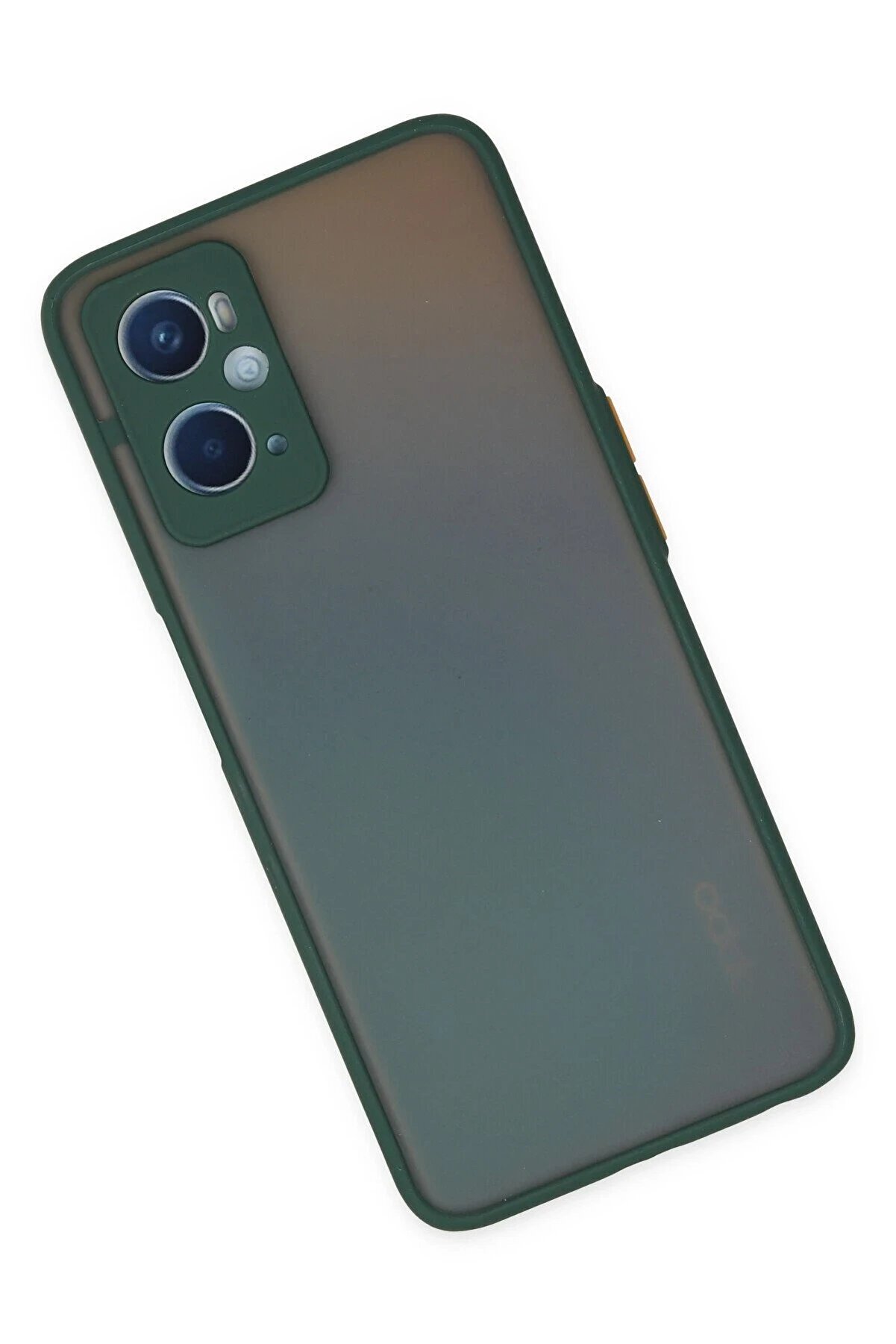 Oppo A96 Kılıf Montreal Si̇li̇kon Kapak - Yeşi̇l - Dropx4044-6475