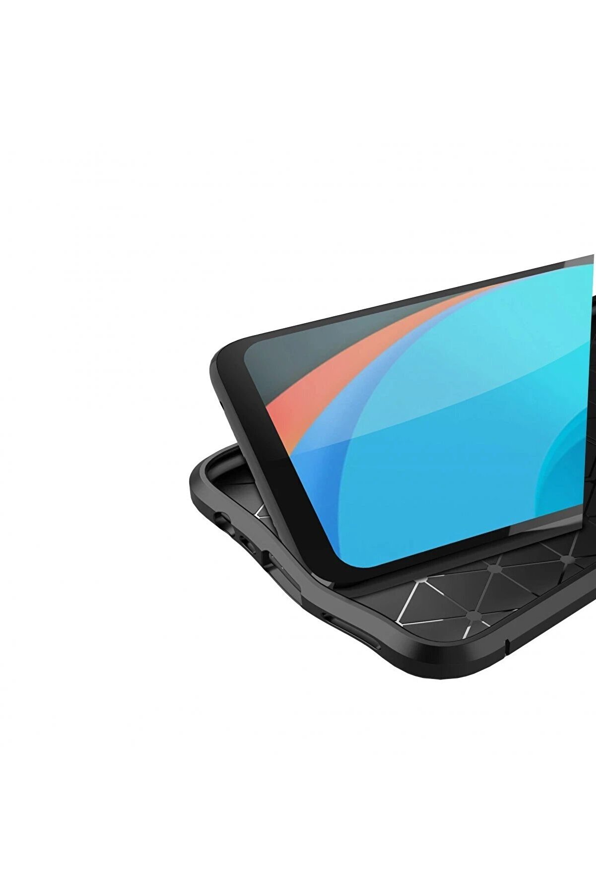 Realme C11 2021 Kılıf Auto Focus Kapak - Laci̇vert - Dropx7169-7556