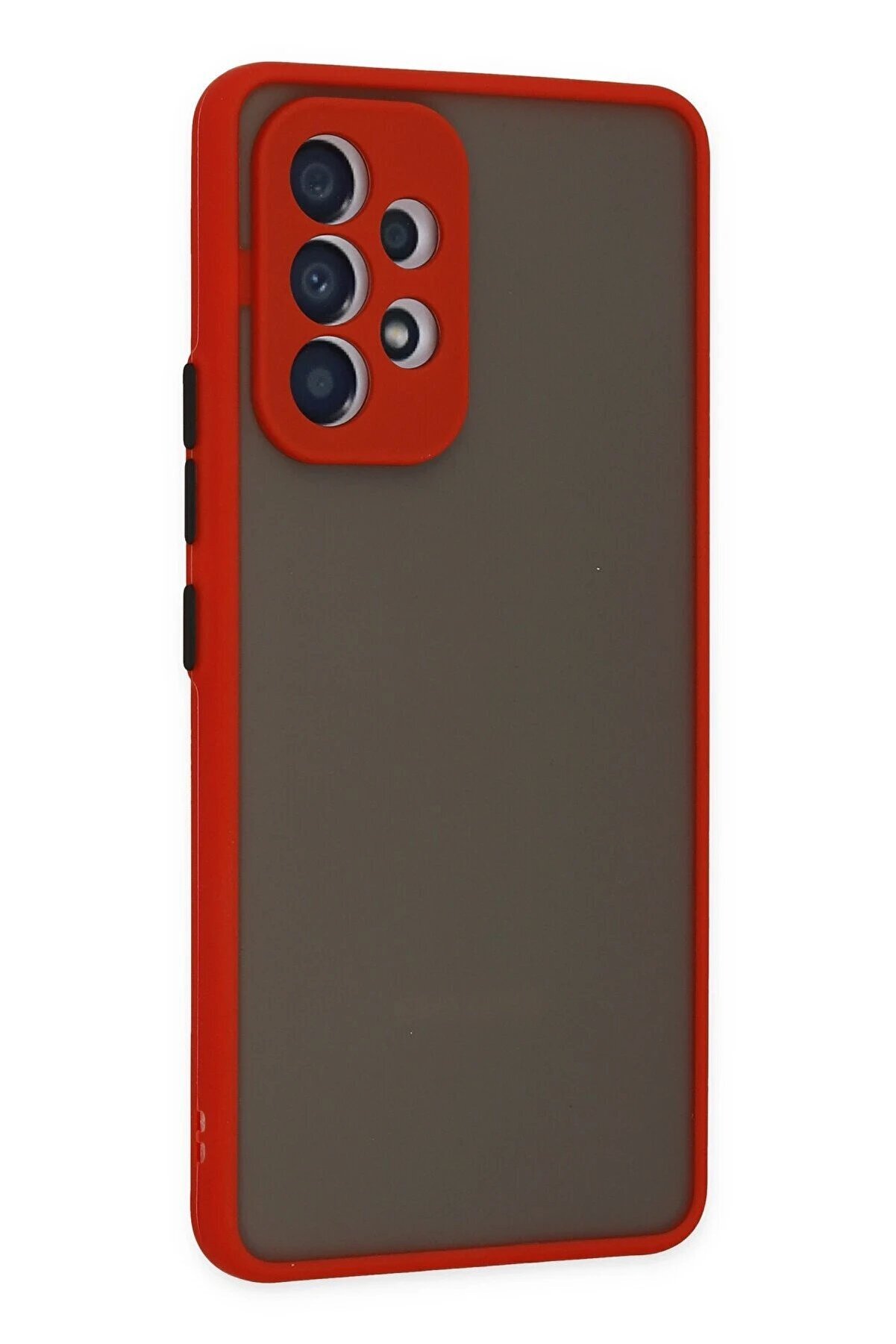 Samsung Galaxy A33 5G Kılıf Montreal Si̇li̇kon Kapak - Kırmızı - Dropx1872-3490