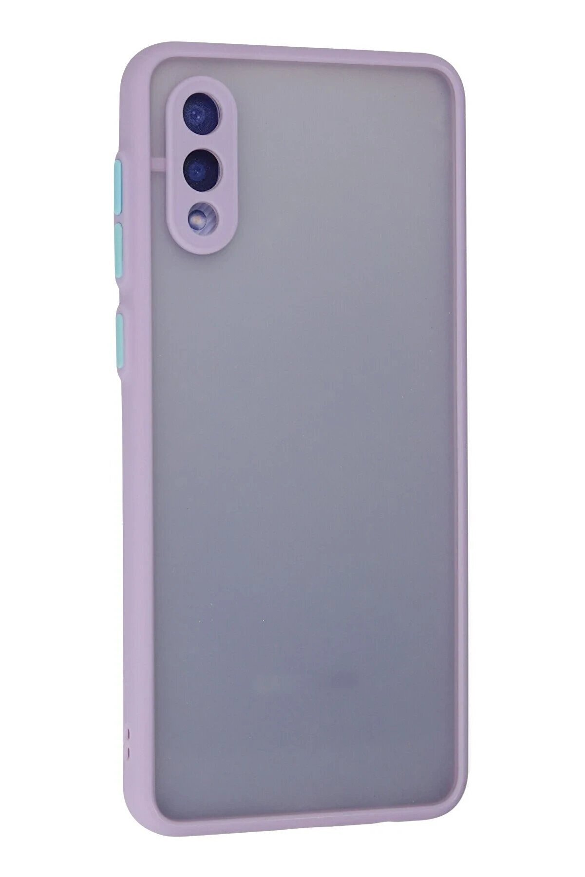 Samsung Galaxy A02 Kılıf Montreal Si̇li̇kon Kapak - Mor - Dropx5533-8166