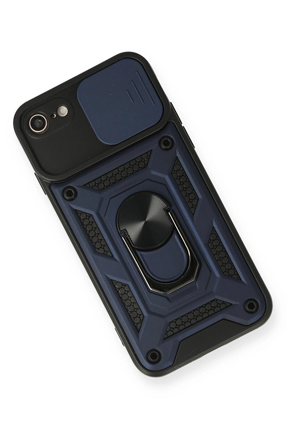 İphone 7 Kılıf Pars Lens Y&uuml;z&uuml;kl&uuml; Si̇li̇kon - Laci̇vert - Dropx5221-4225