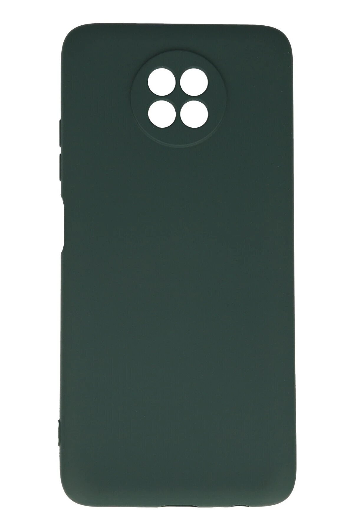 CepteToptan Xiaomi Redmi Note 9 5G Kılıf Nano i&ccedil;i Kadife Silikon - Koyu Yeşil - DROPX1321-8070