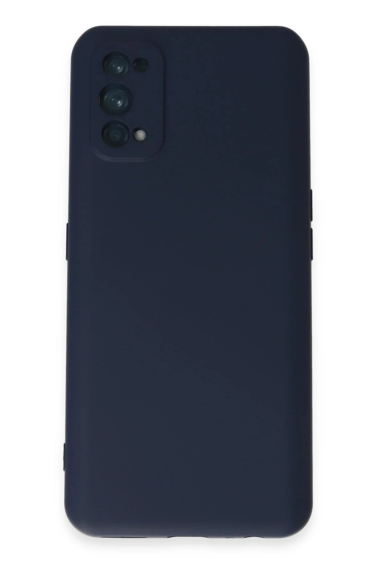 CepteToptan Realme 7 Pro Kılıf Nano içi Kadife Silikon - Lacivert - DROPX7117-5846