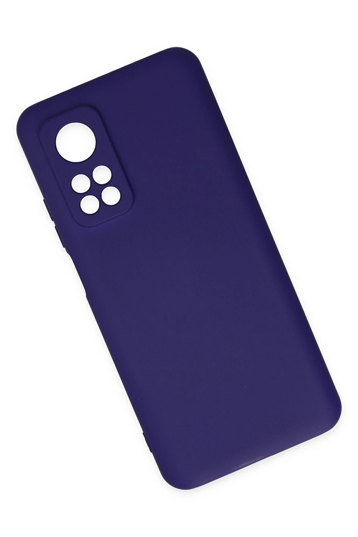 Xi̇aomi̇ Mi̇ 10T Kılıf Nano İçi̇ Kadi̇fe Si̇li̇kon - Mor - Dropx9122-9594