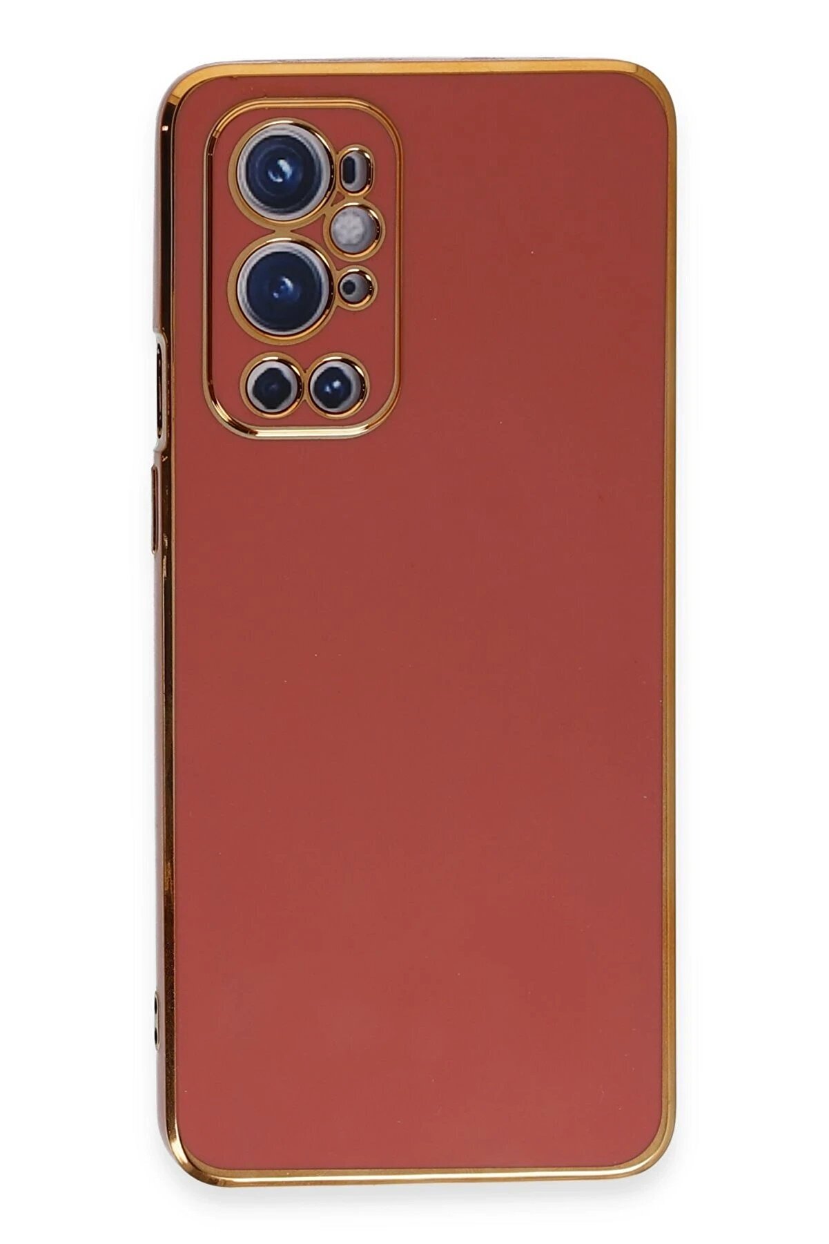 CepteToptan One Plus 9 Pro Kılıf Volet Silikon - Kırmızı - DROPX4744-3600