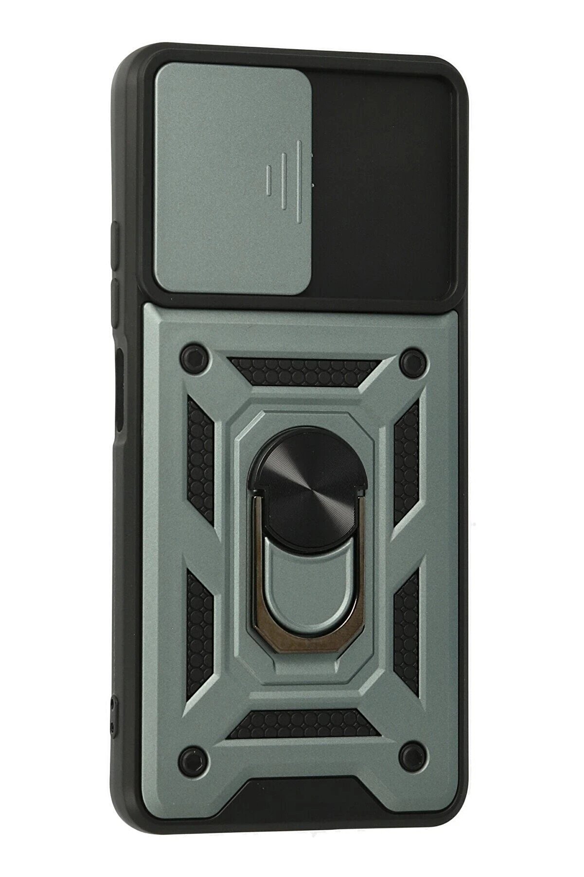 Xi̇aomi̇ Poco F3 Kılıf Pars Lens Y&uuml;z&uuml;kl&uuml; Si̇li̇kon - Yeşi̇l - Dropx4612-6586