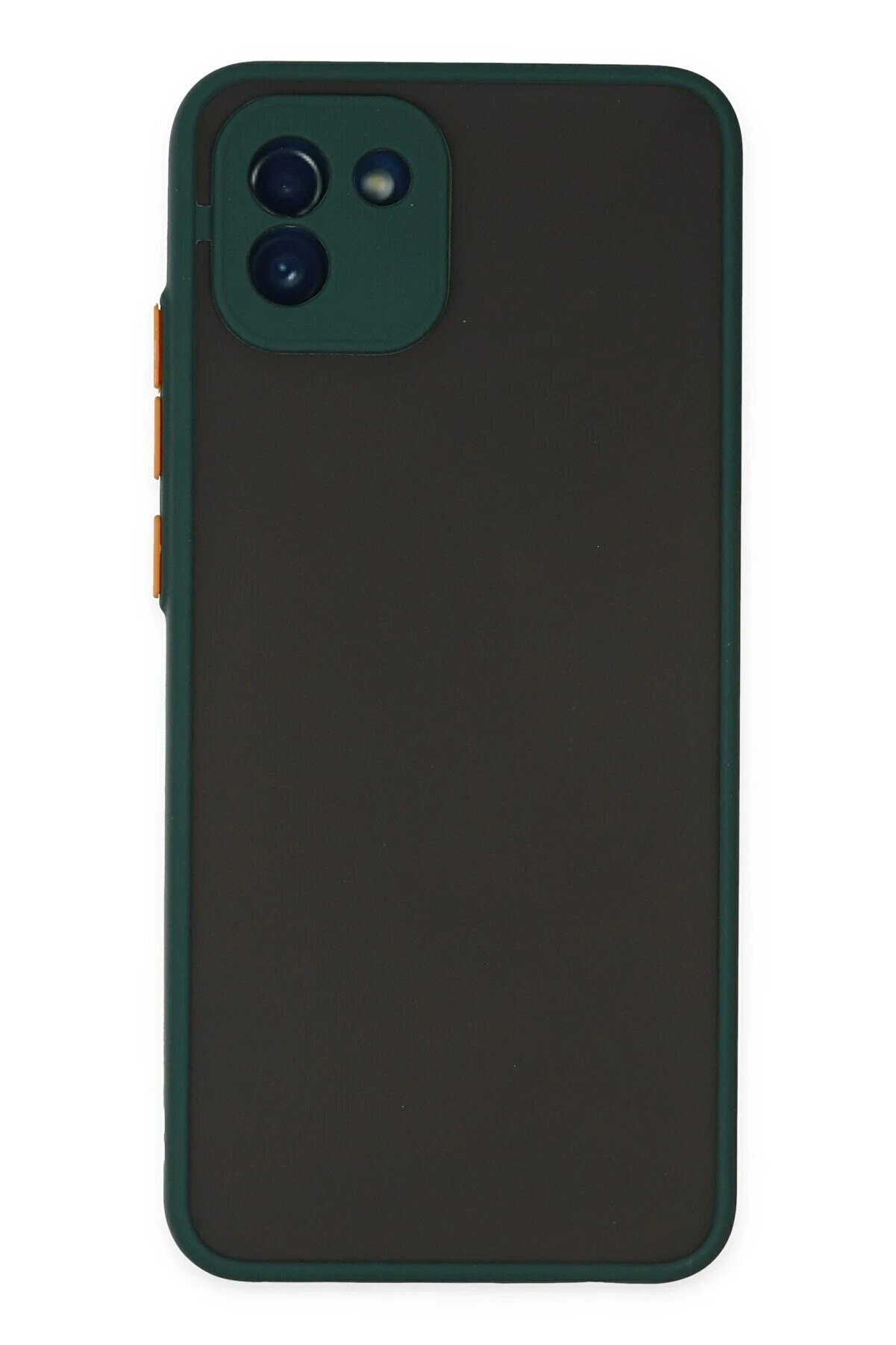 CepteToptan Samsung Galaxy A03 Kılıf Montreal Silikon Kapak - Yeşil - DROPX9923-3798