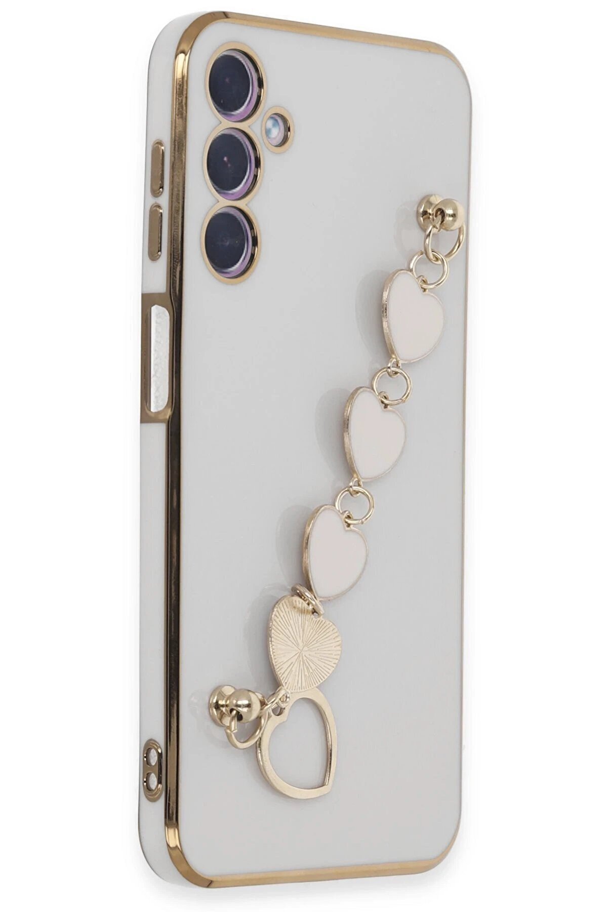 Samsung Galaxy A24 4G Kılıf Esi̇la Si̇li̇kon - Beyaz - Dropx7791-8691